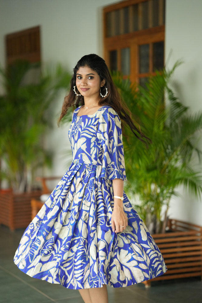 Royal Blue Midi dress