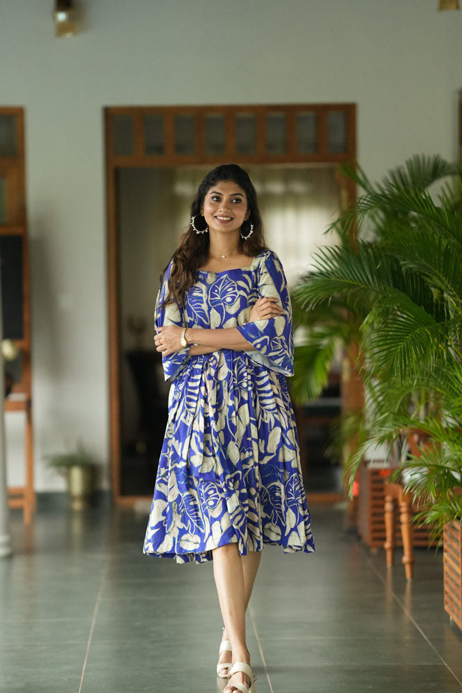 Royal Blue Midi dress