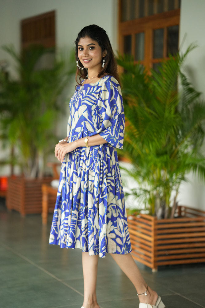 Royal Blue Midi dress