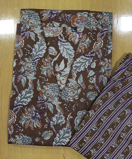 Rich chocolate brown Cotton Co - Ord