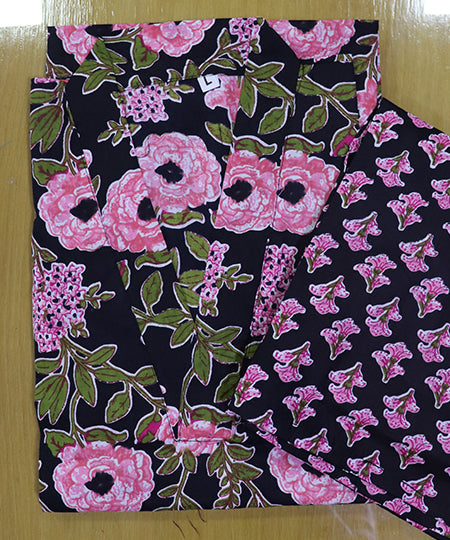 Charcoal Black Cotton Co - Ord