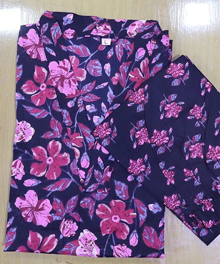 Midnight Navy Cotton Co - Ord