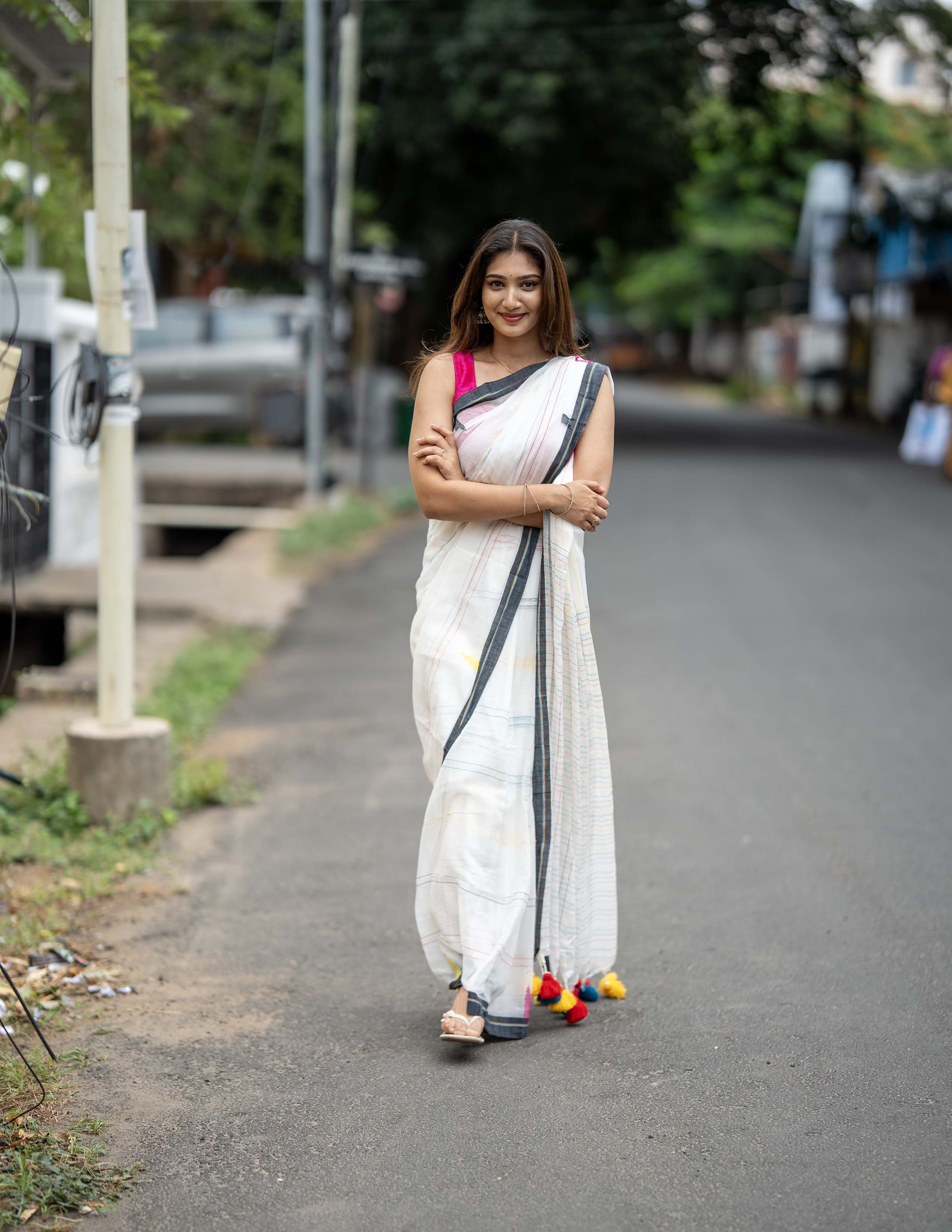 Vennila Mul Cotton Saree
