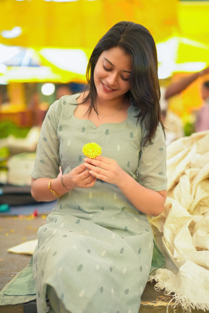 Blue Printed Coord Set