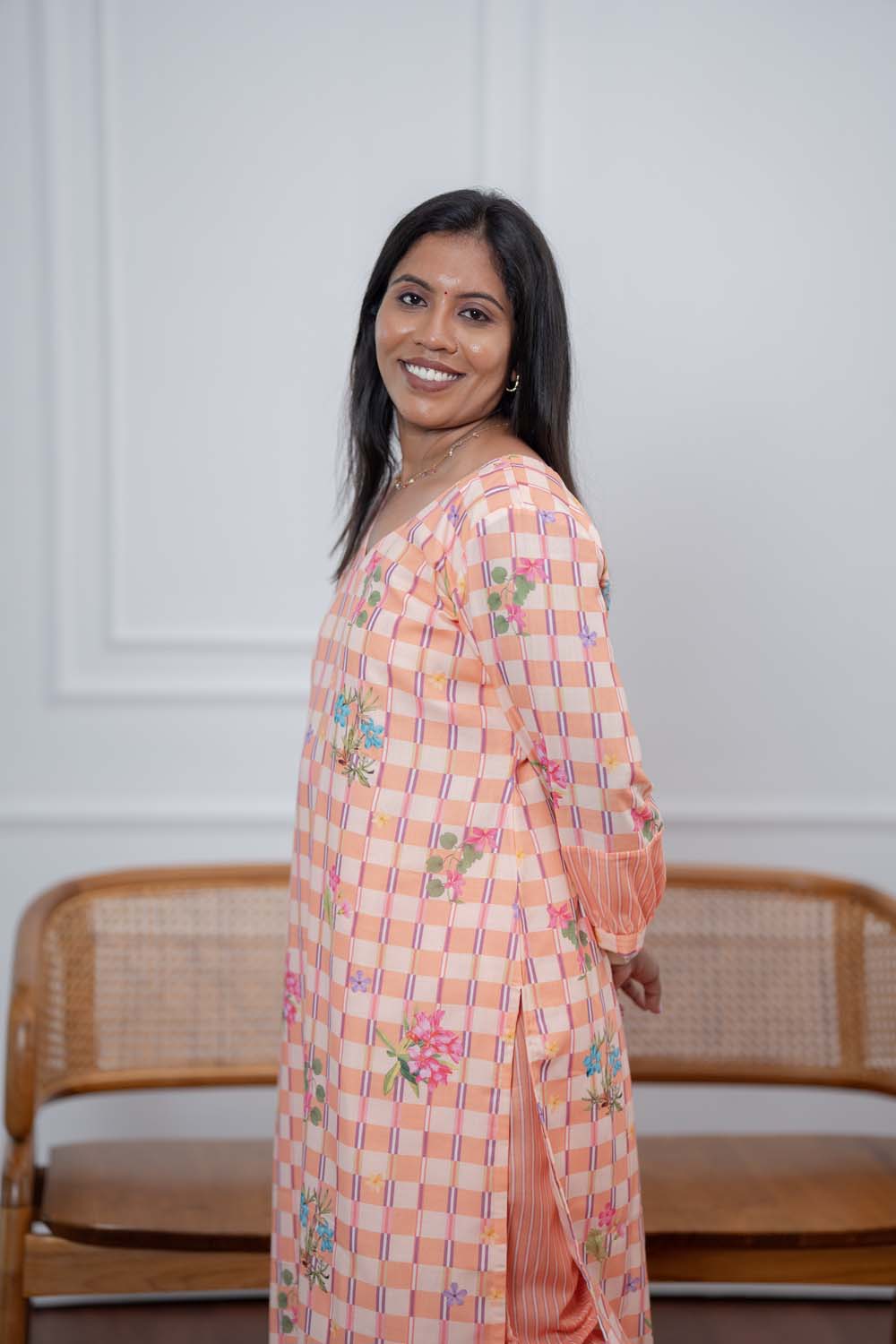 Sunset Bloom Palazzo Co-ord set