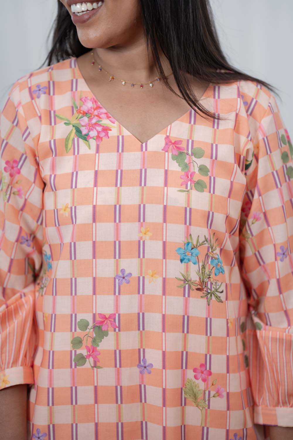 Sunset Bloom Palazzo Co-ord set