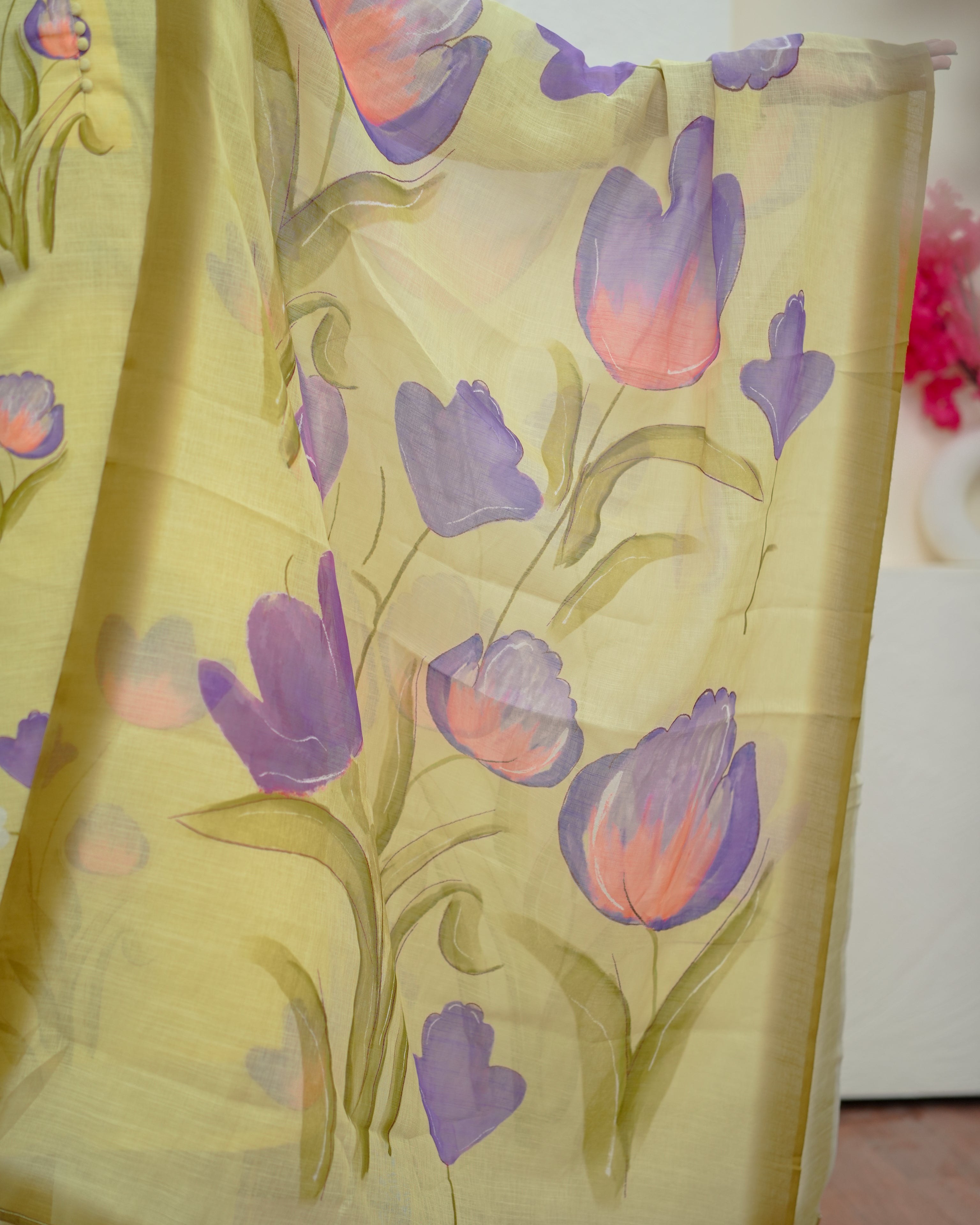 Pastel Petal Symphony Salwar Set