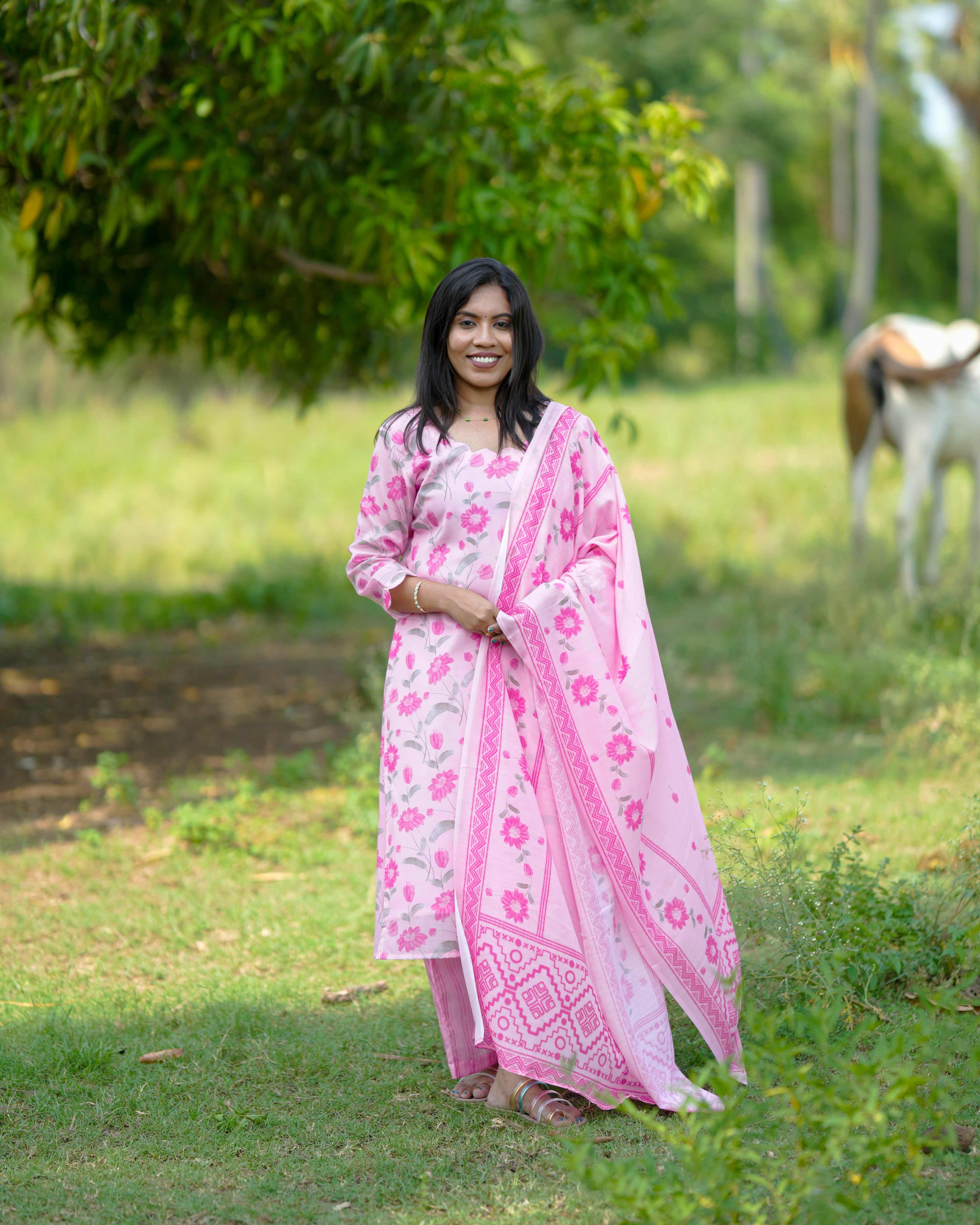 Barbie Bloom Salwar Set