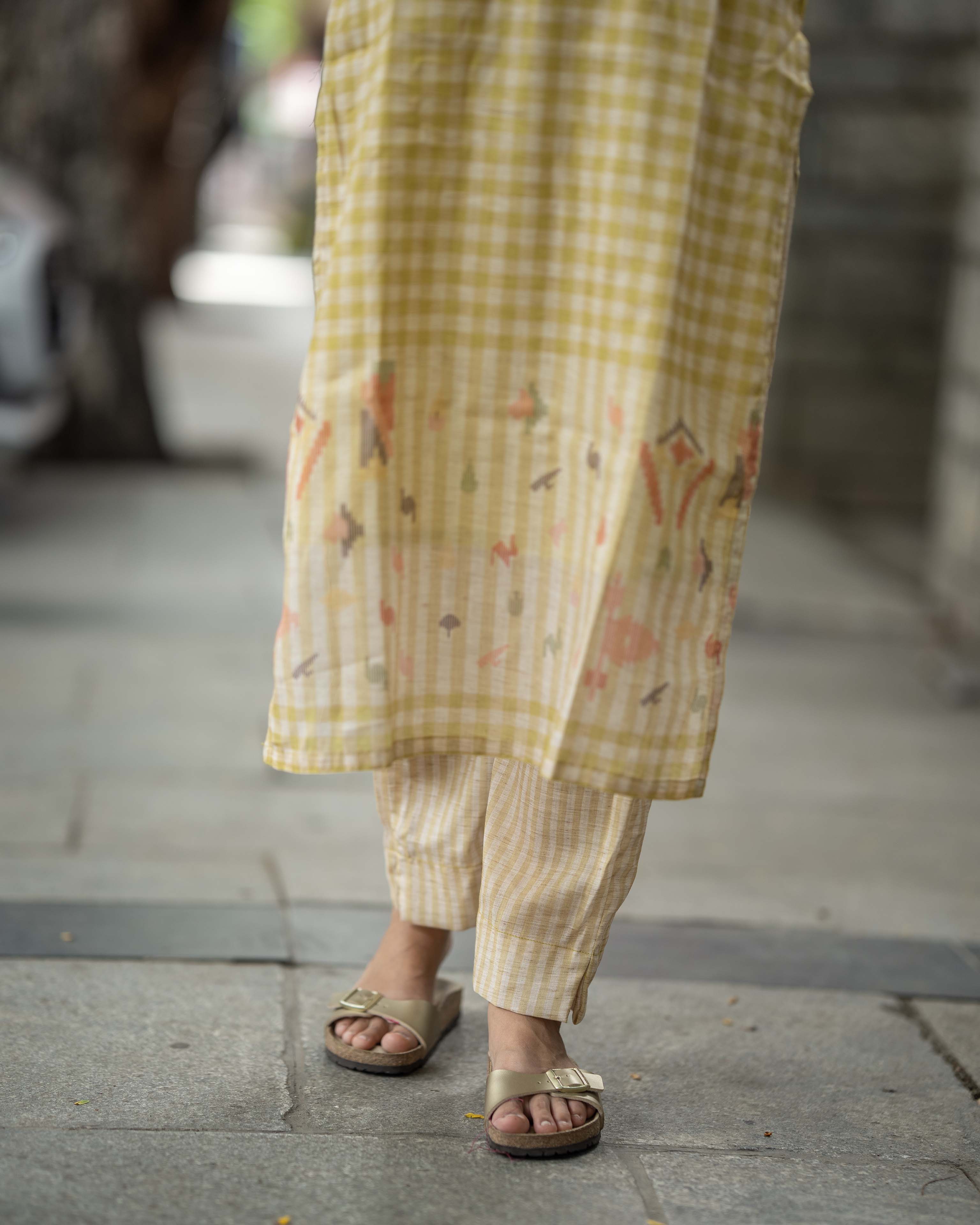 Yellow Checks 3-Piece Set