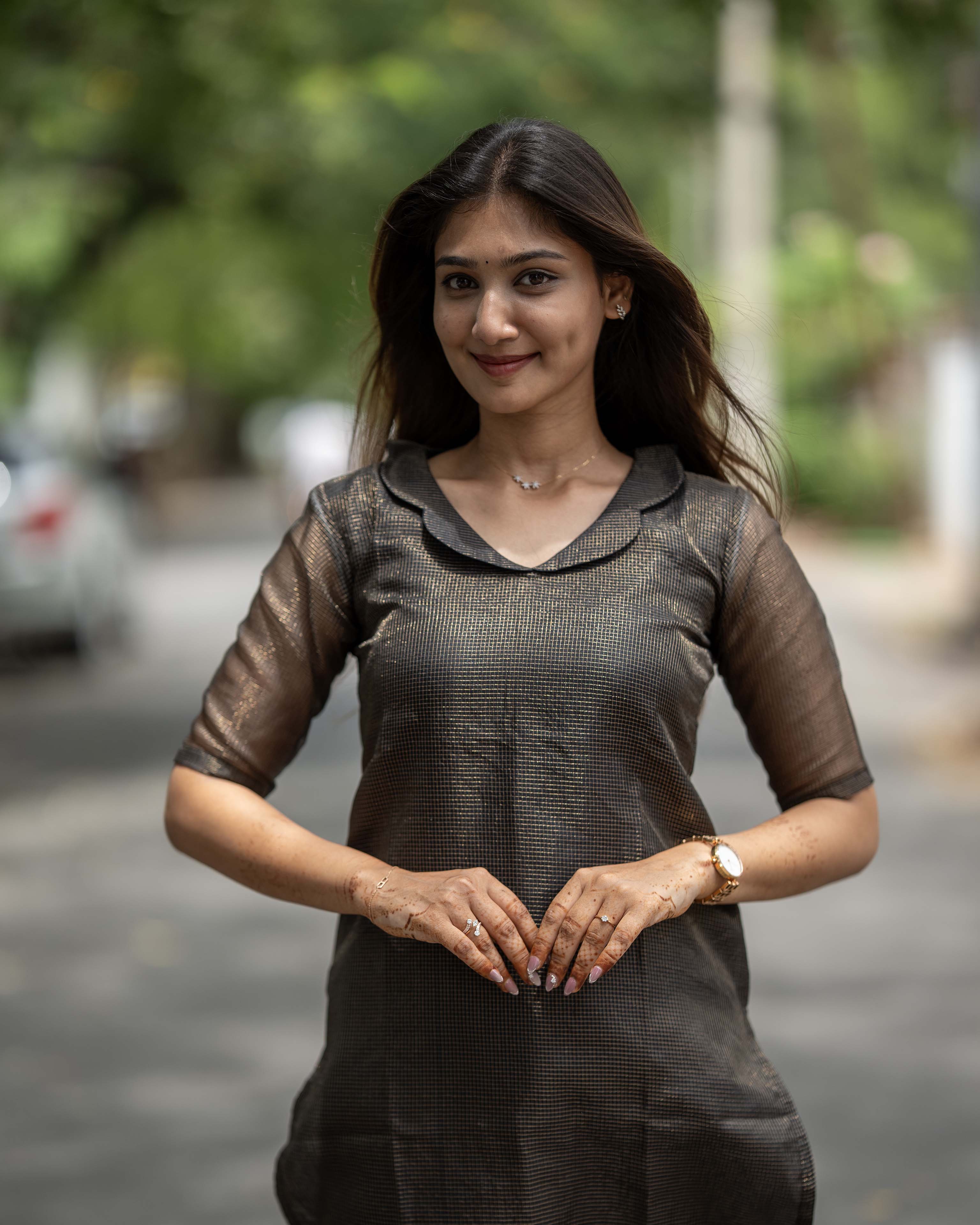 Charcoal Black Solid Co-ord Set