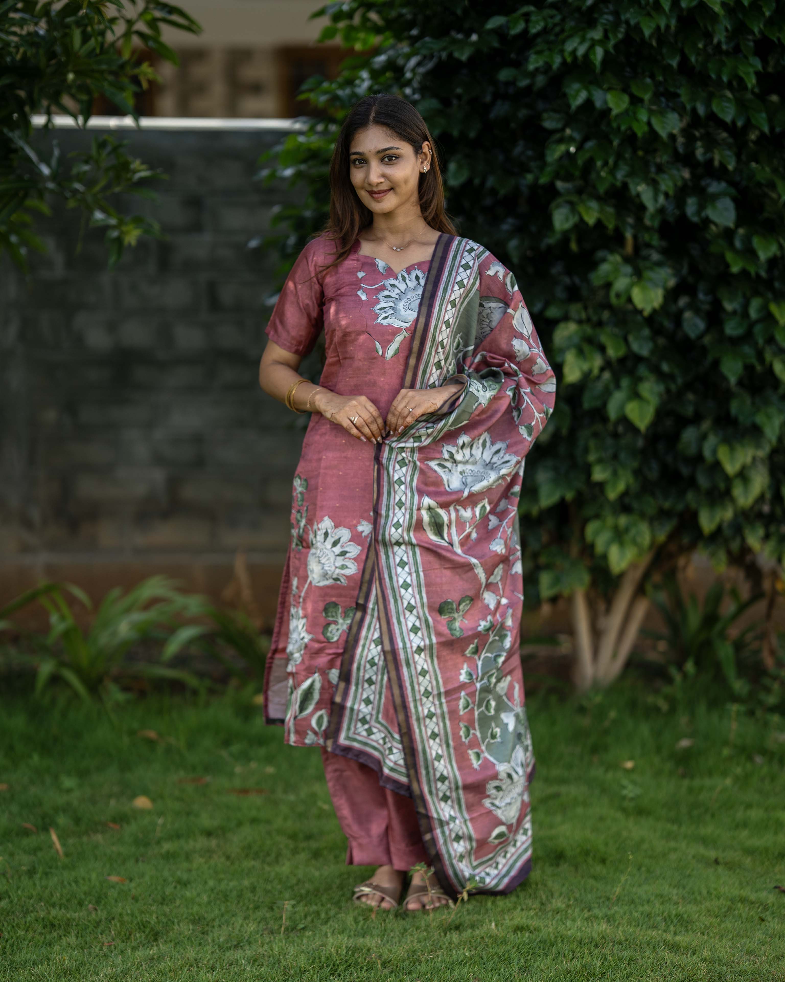 Rose Floral Printed 3-Piece Set