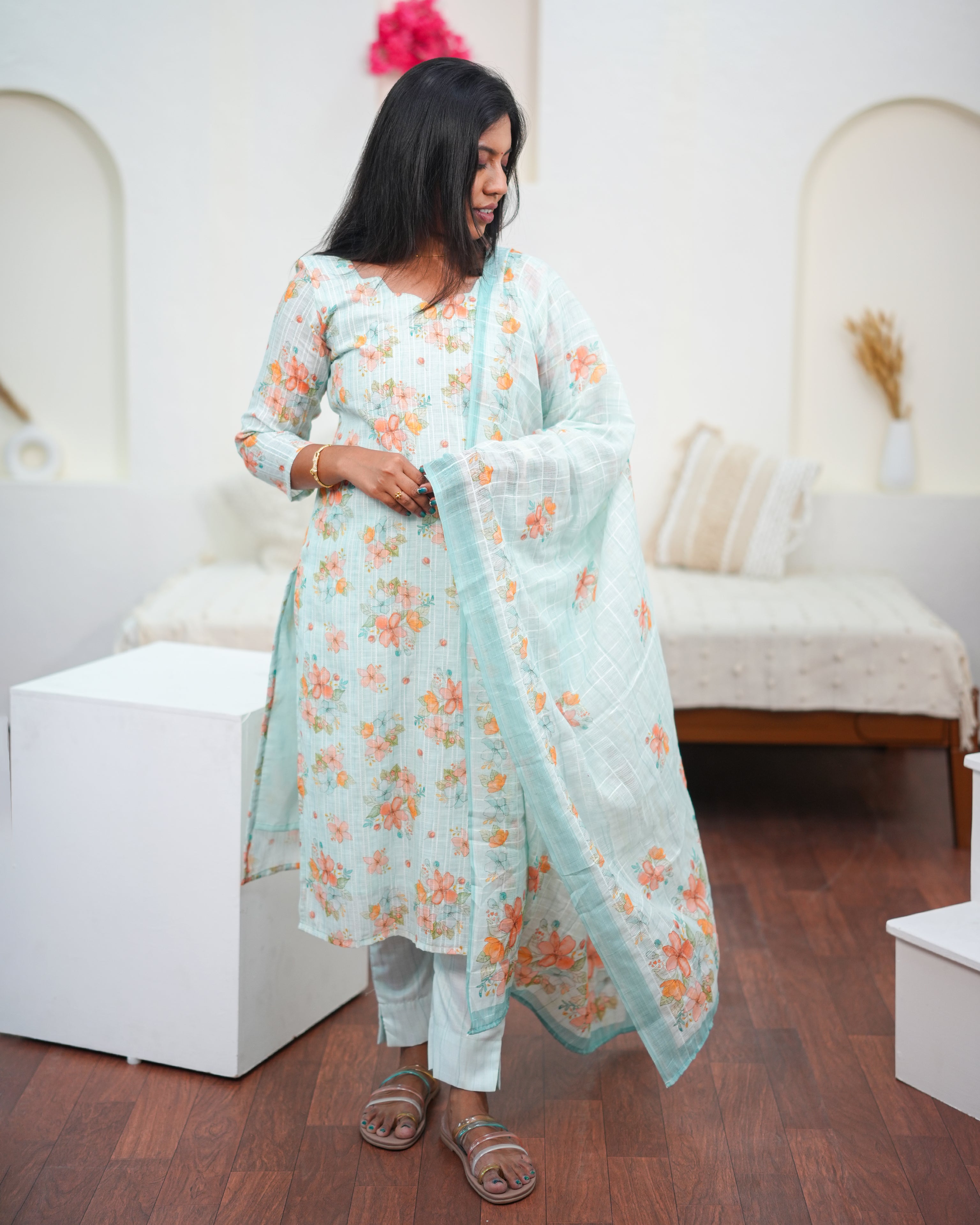 Blossom Breeze 3-Piece Salwar Set