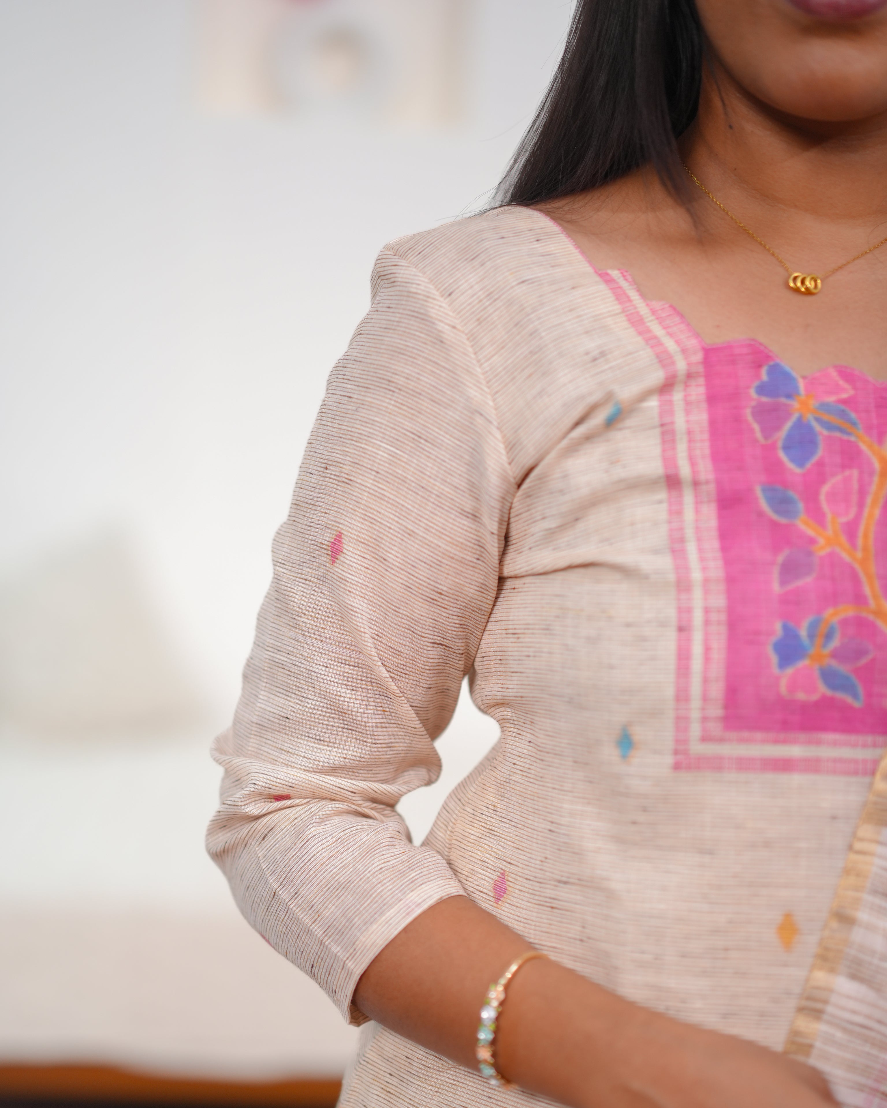 Pink Lotus Grace 3-Piece Salwar Set