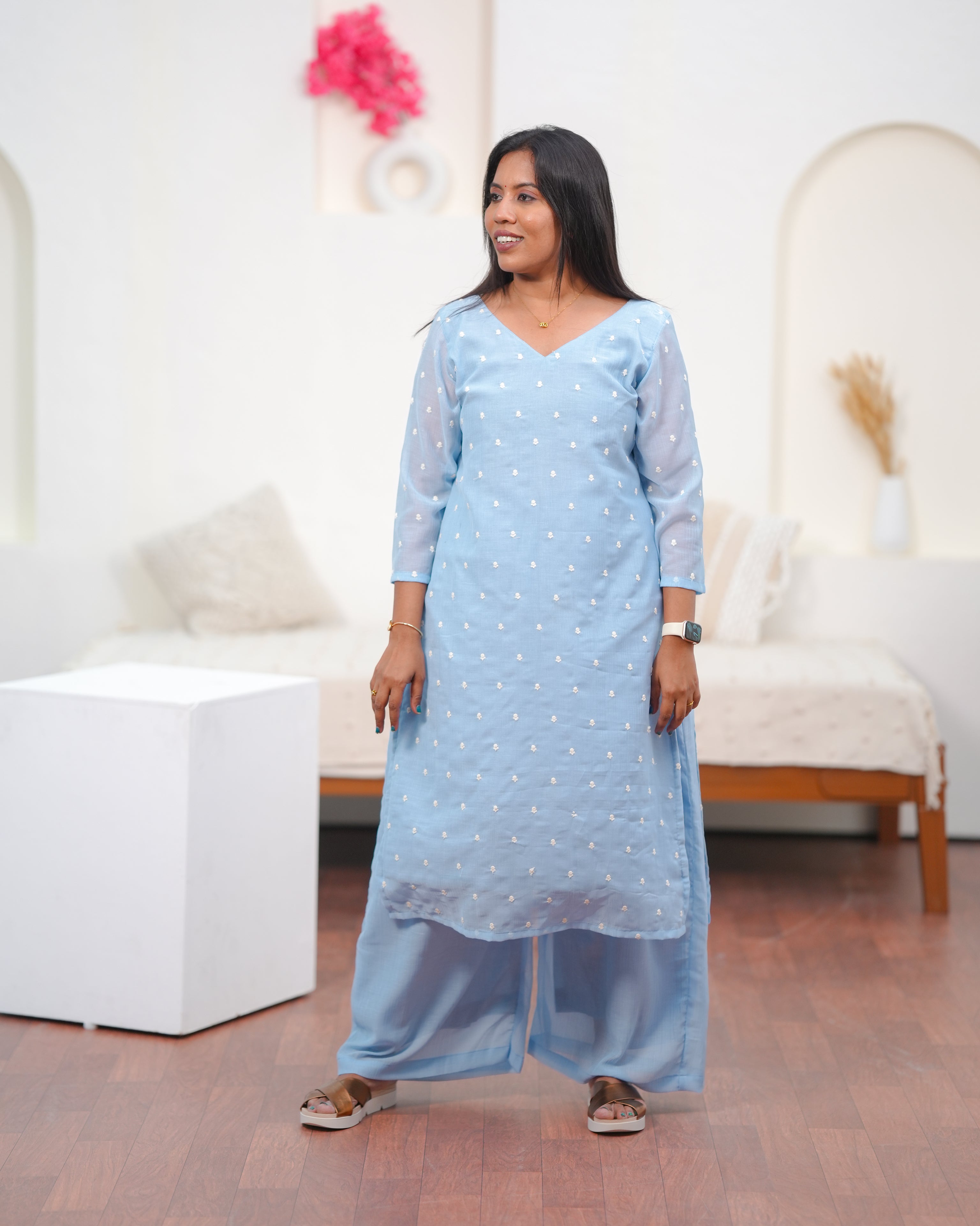Powder Blue Elegance Co-ord set