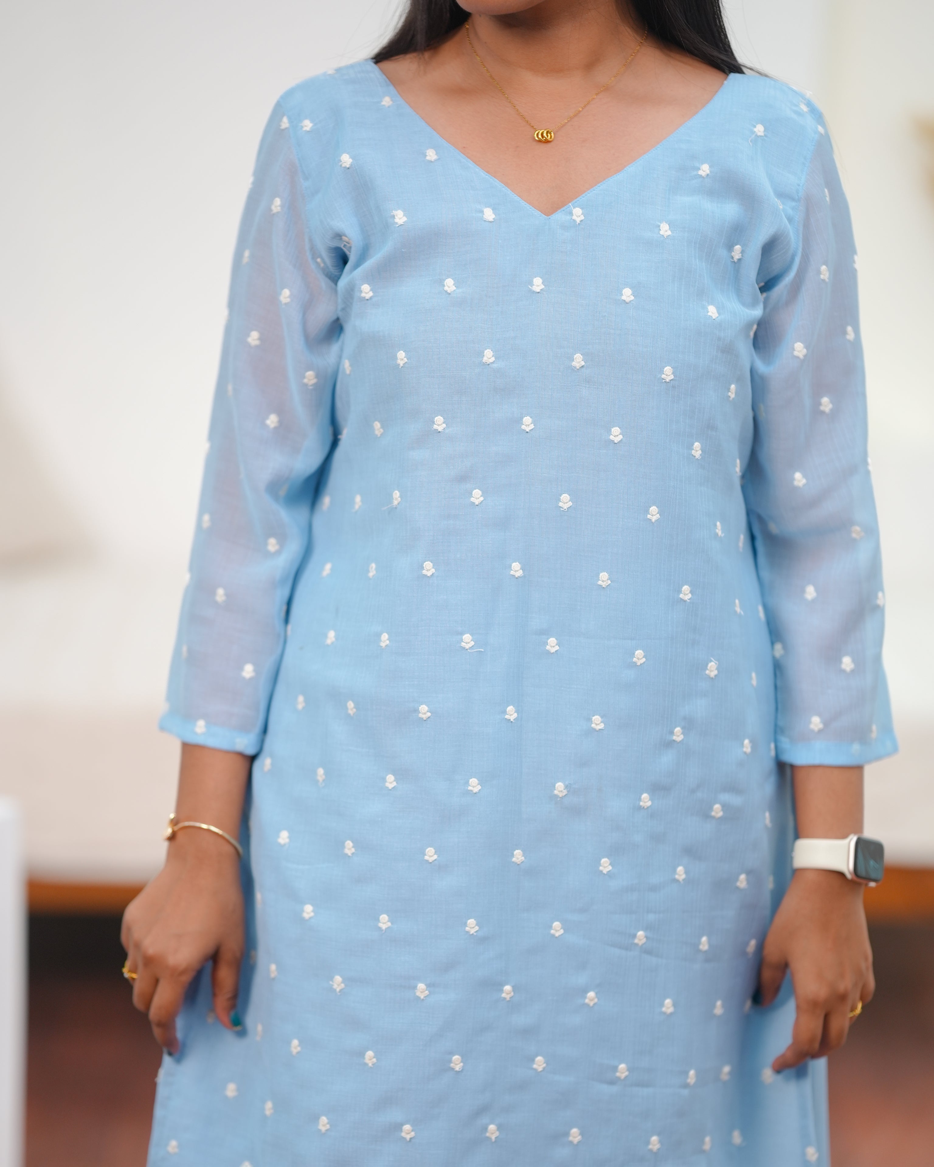 Powder Blue Elegance Co-ord set