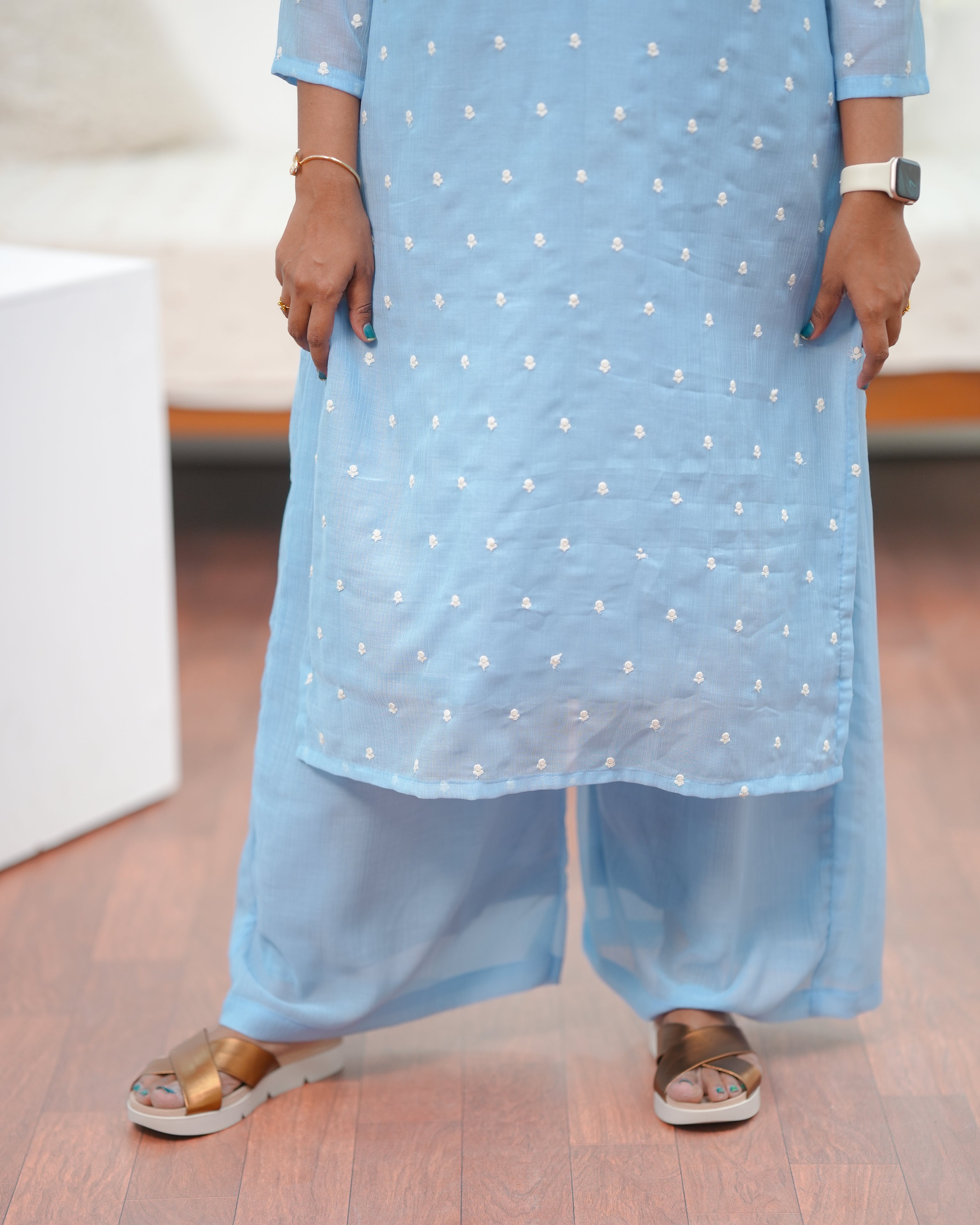 Powder Blue Elegance Co-ord set