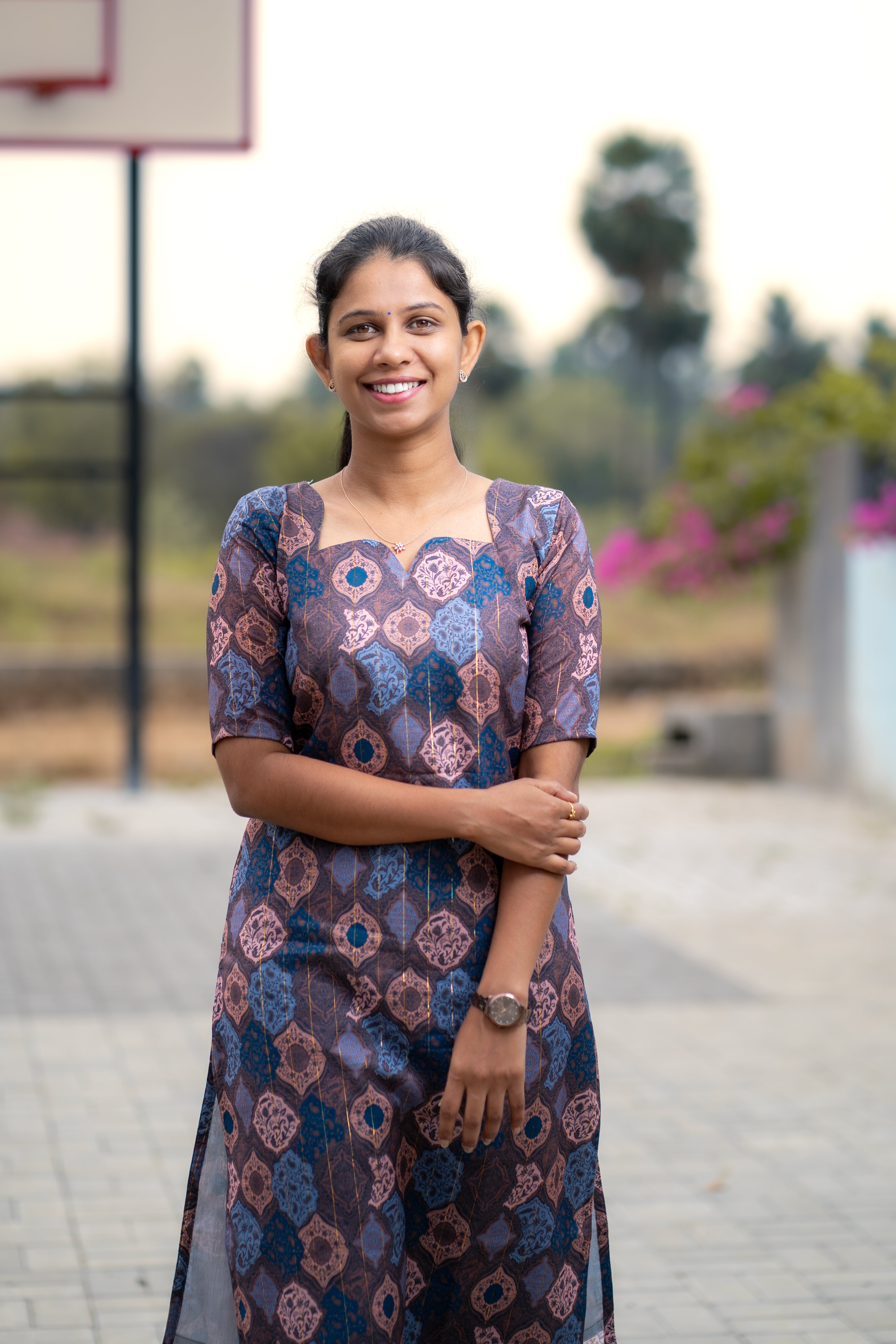 Blue Printed Cotton Co-ord Set