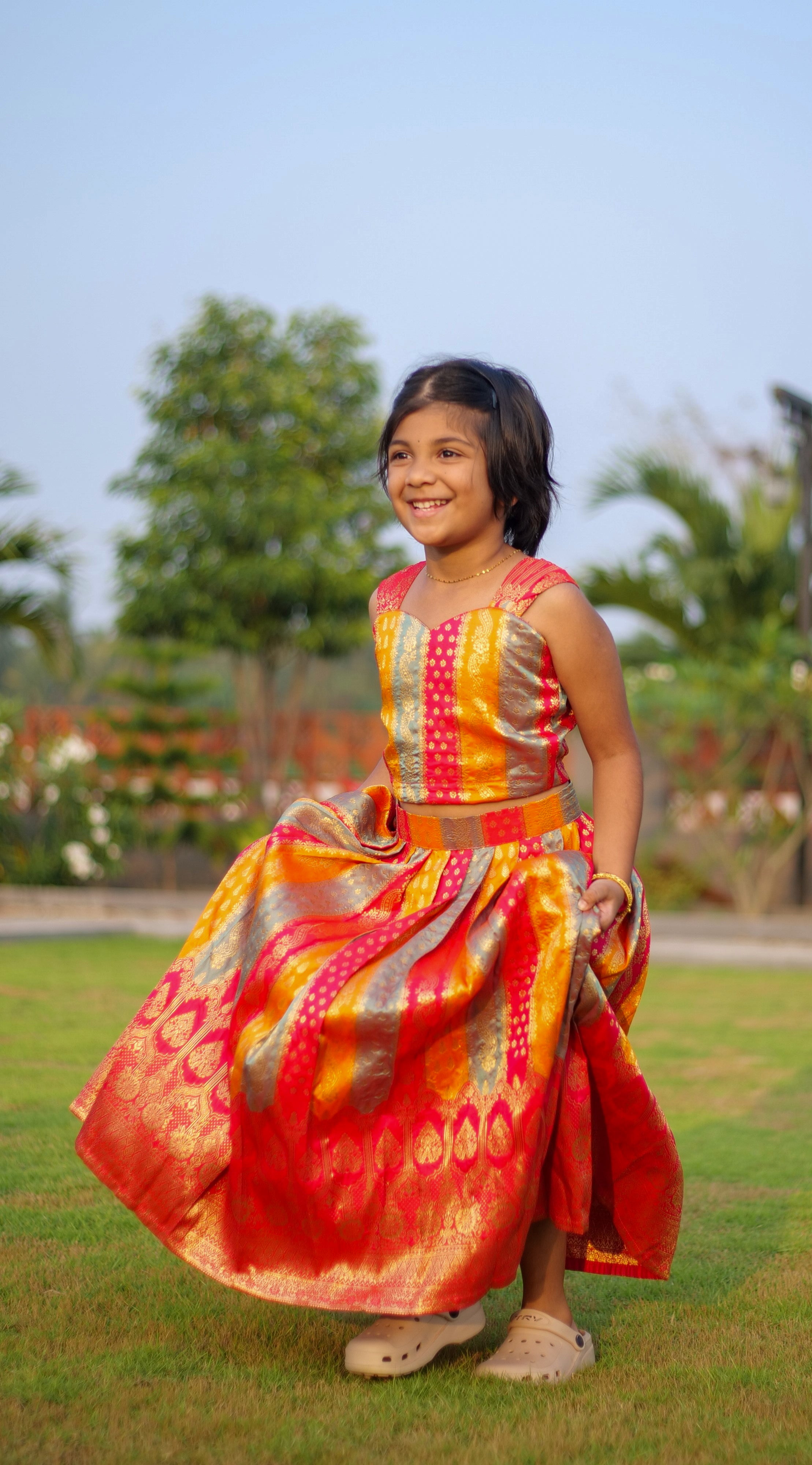 Little Royalty Banarasi Set