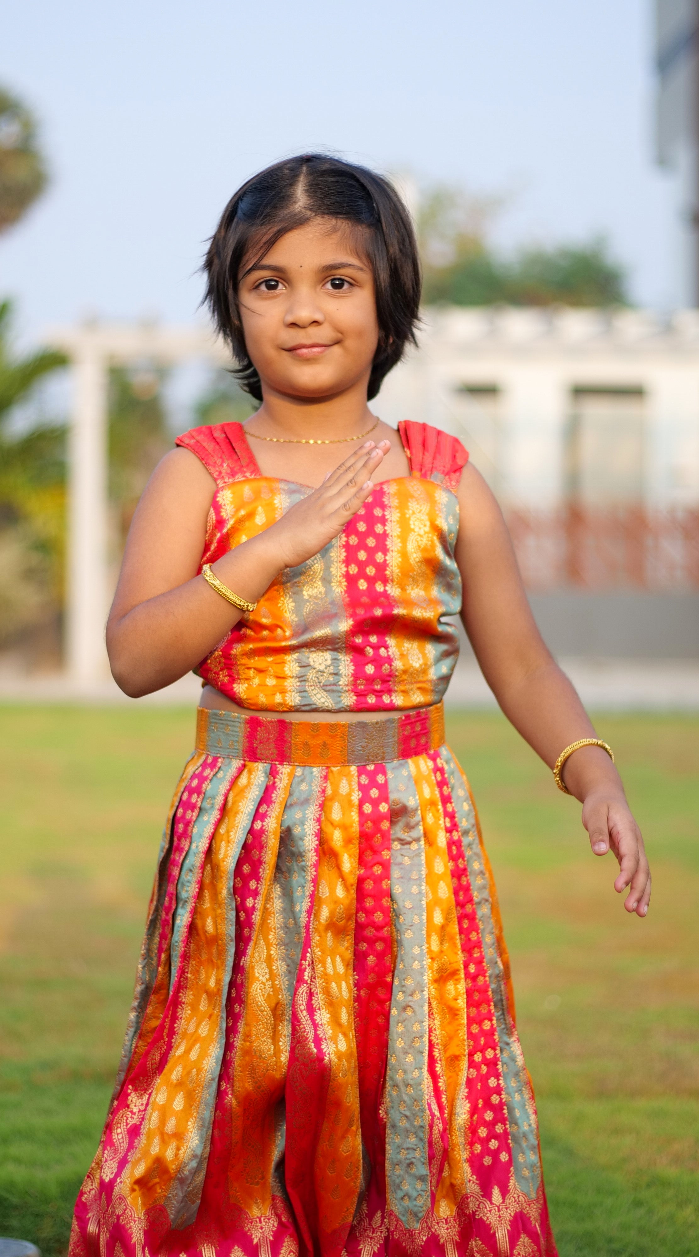 Little Royalty Banarasi Set