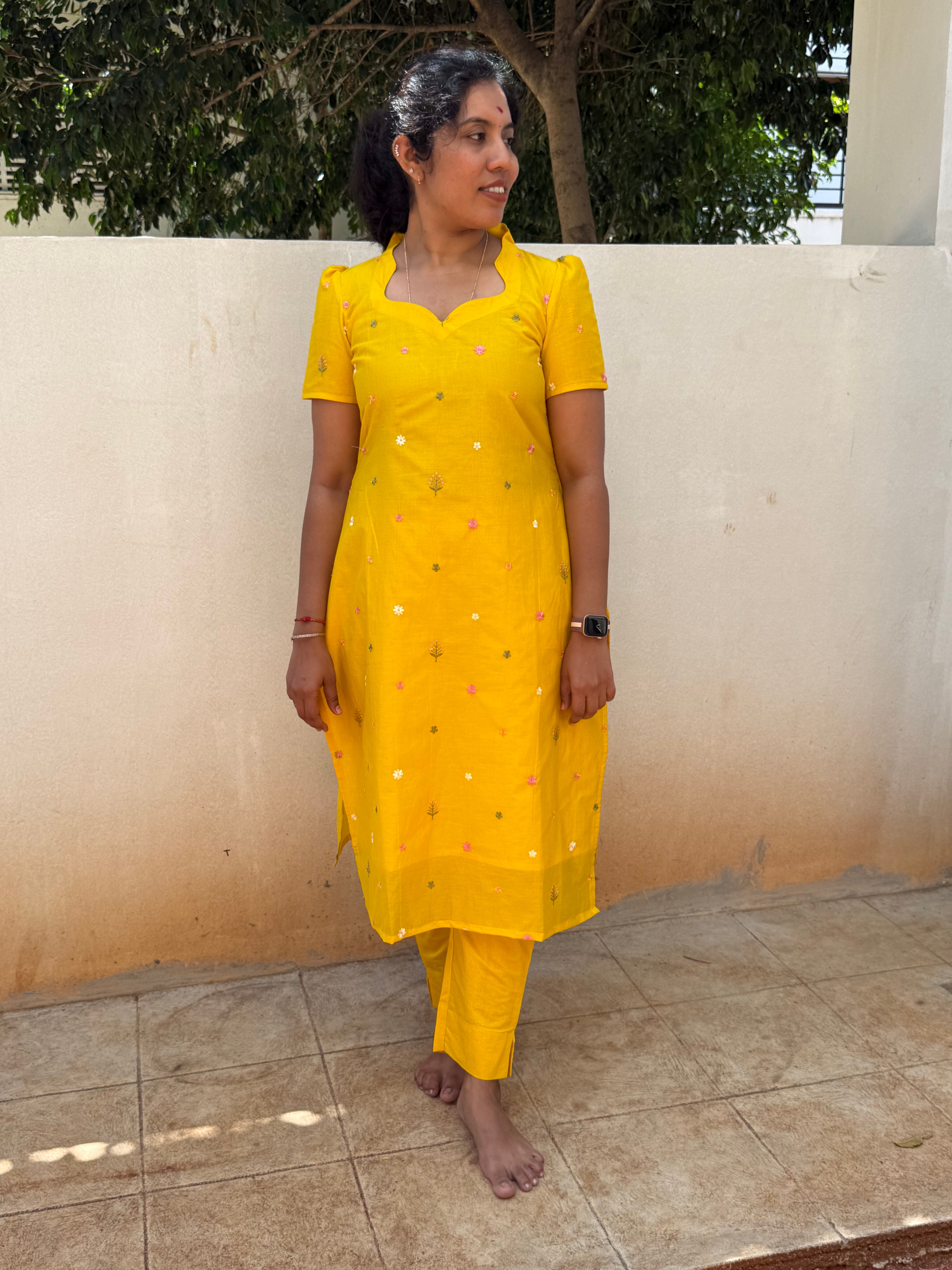 Sunshine Yellow  Co-ord Set