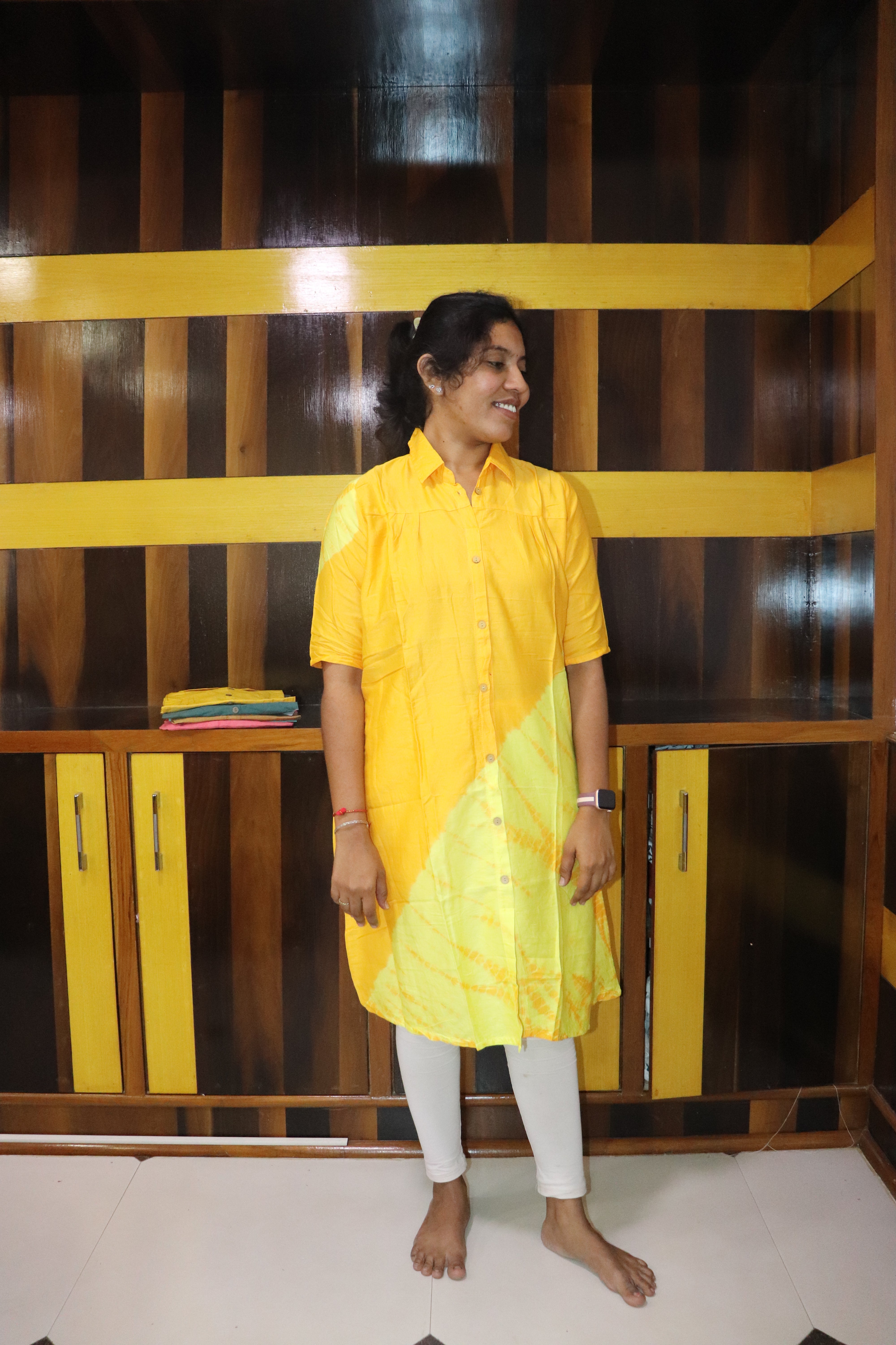 Mustard Yellow kurti