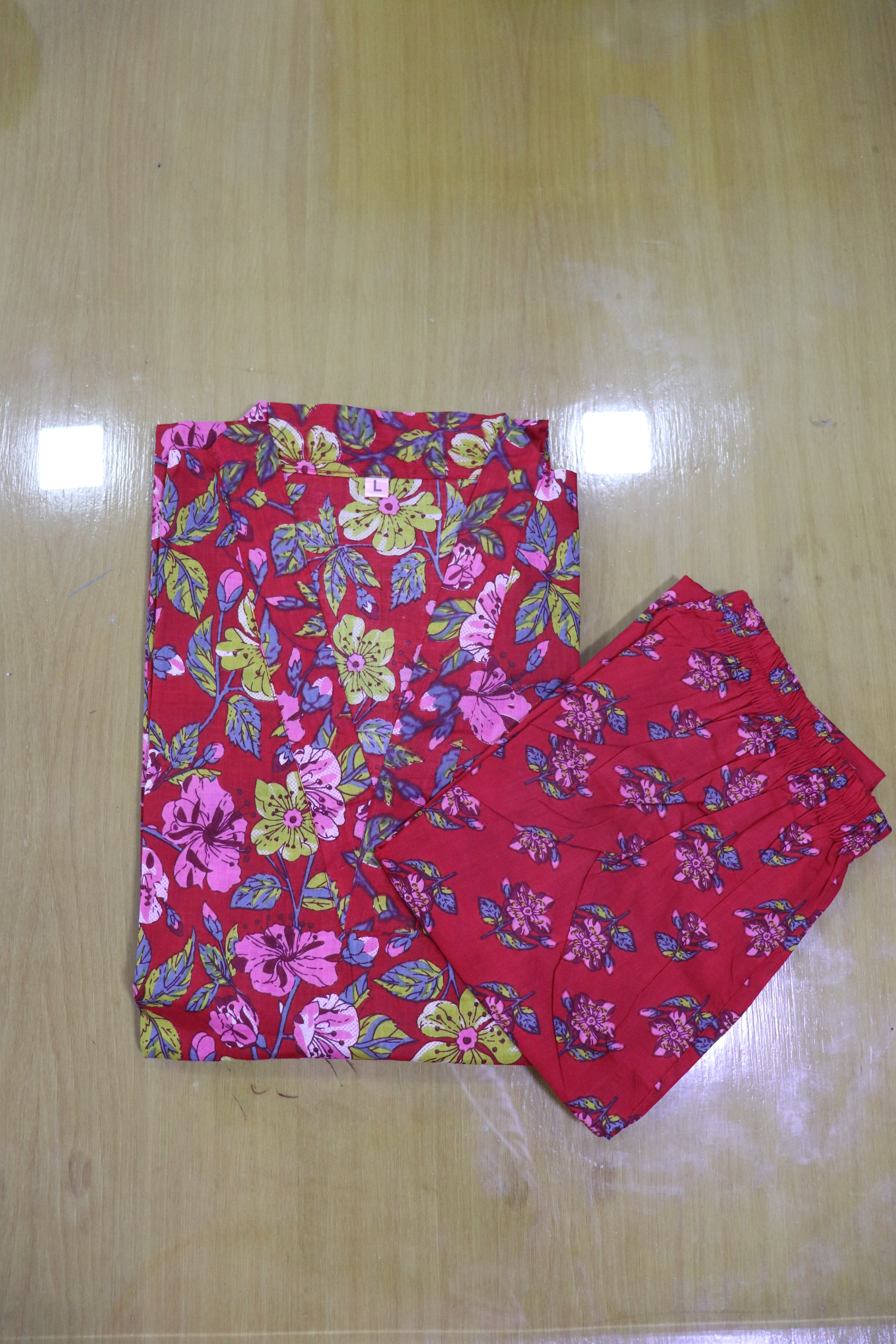 Crimson Red Cotton Co - Ord