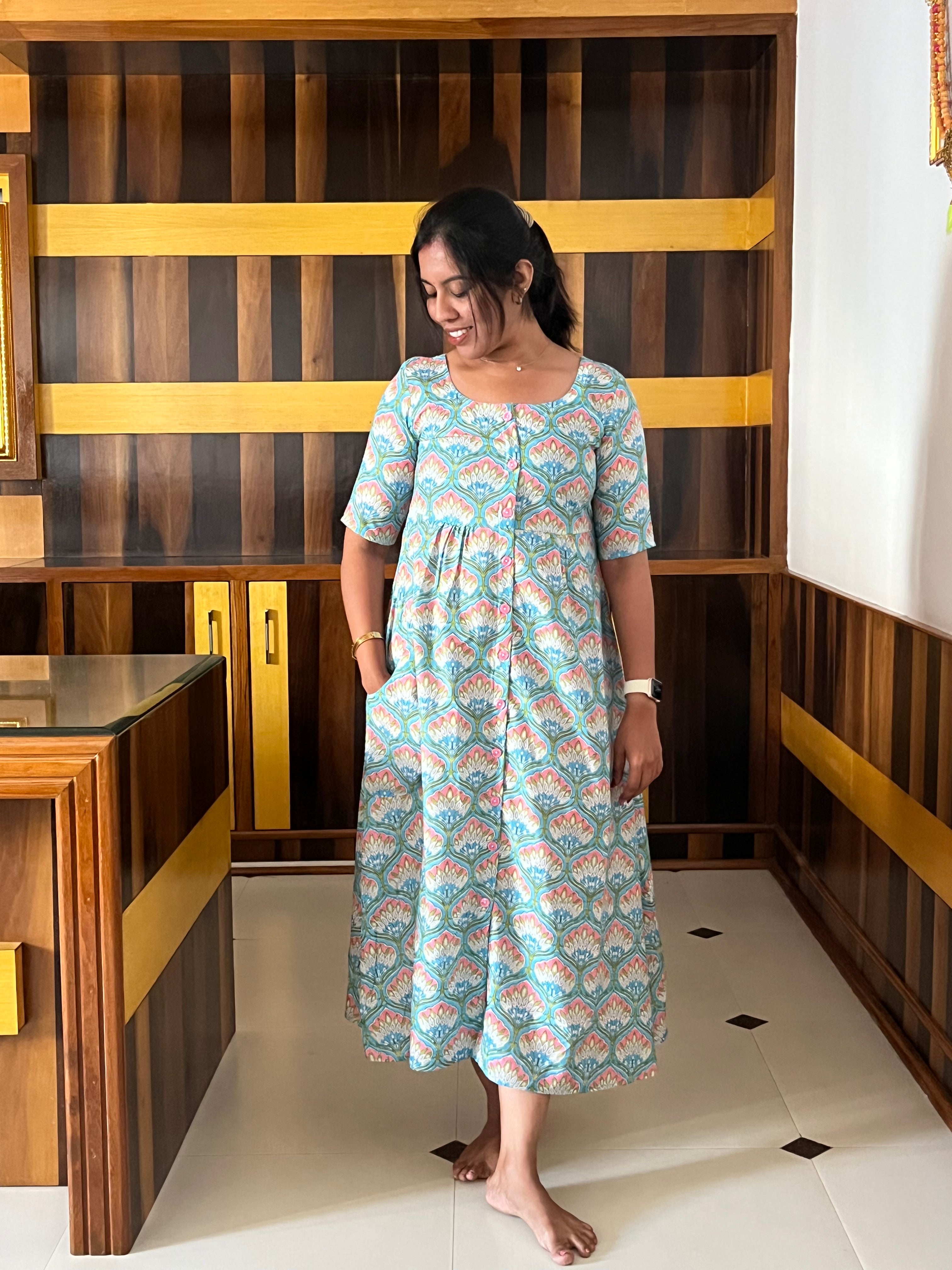 Floral Wave Maxi