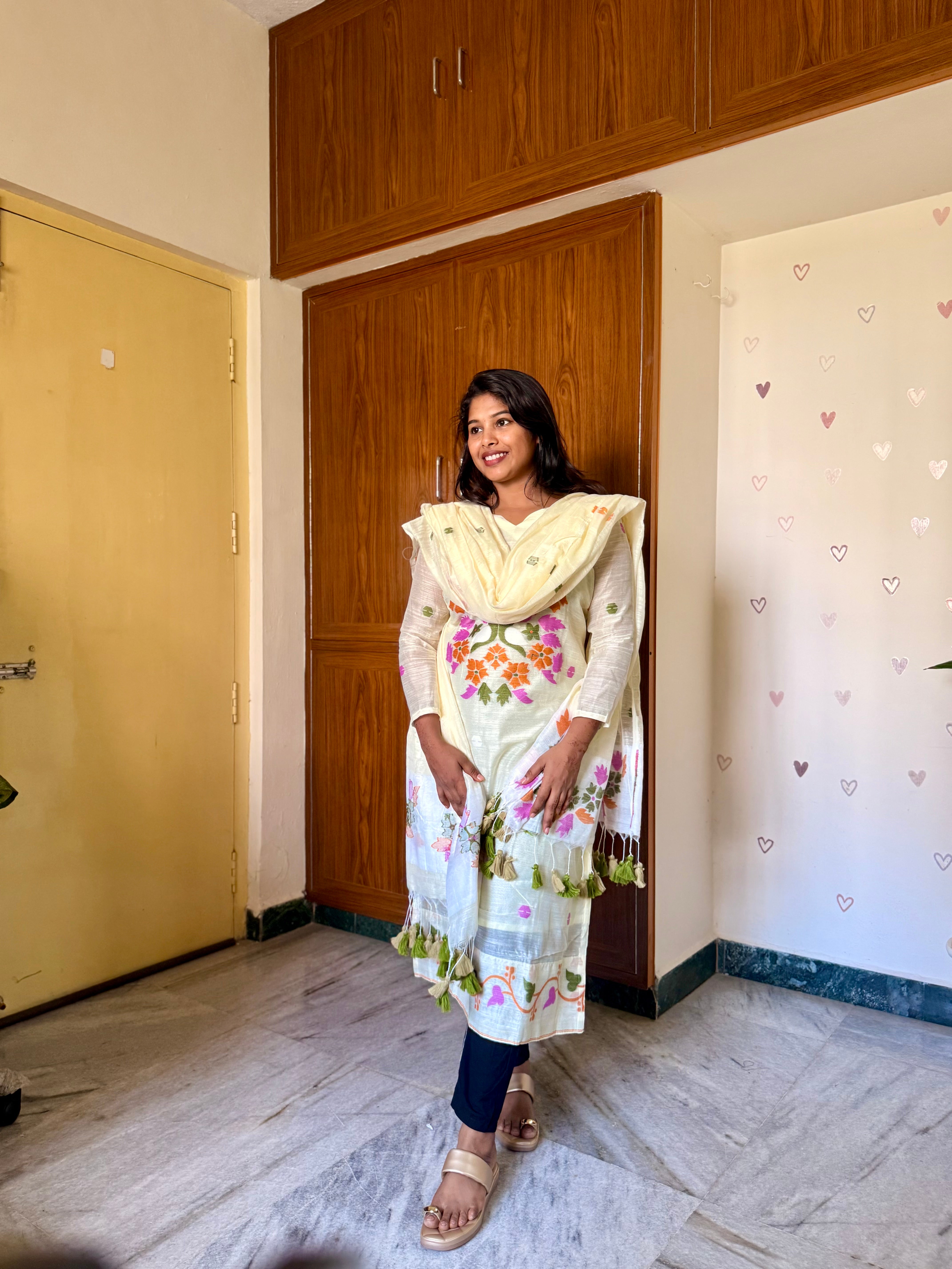 Jamdani Floral Grace 2pcs set