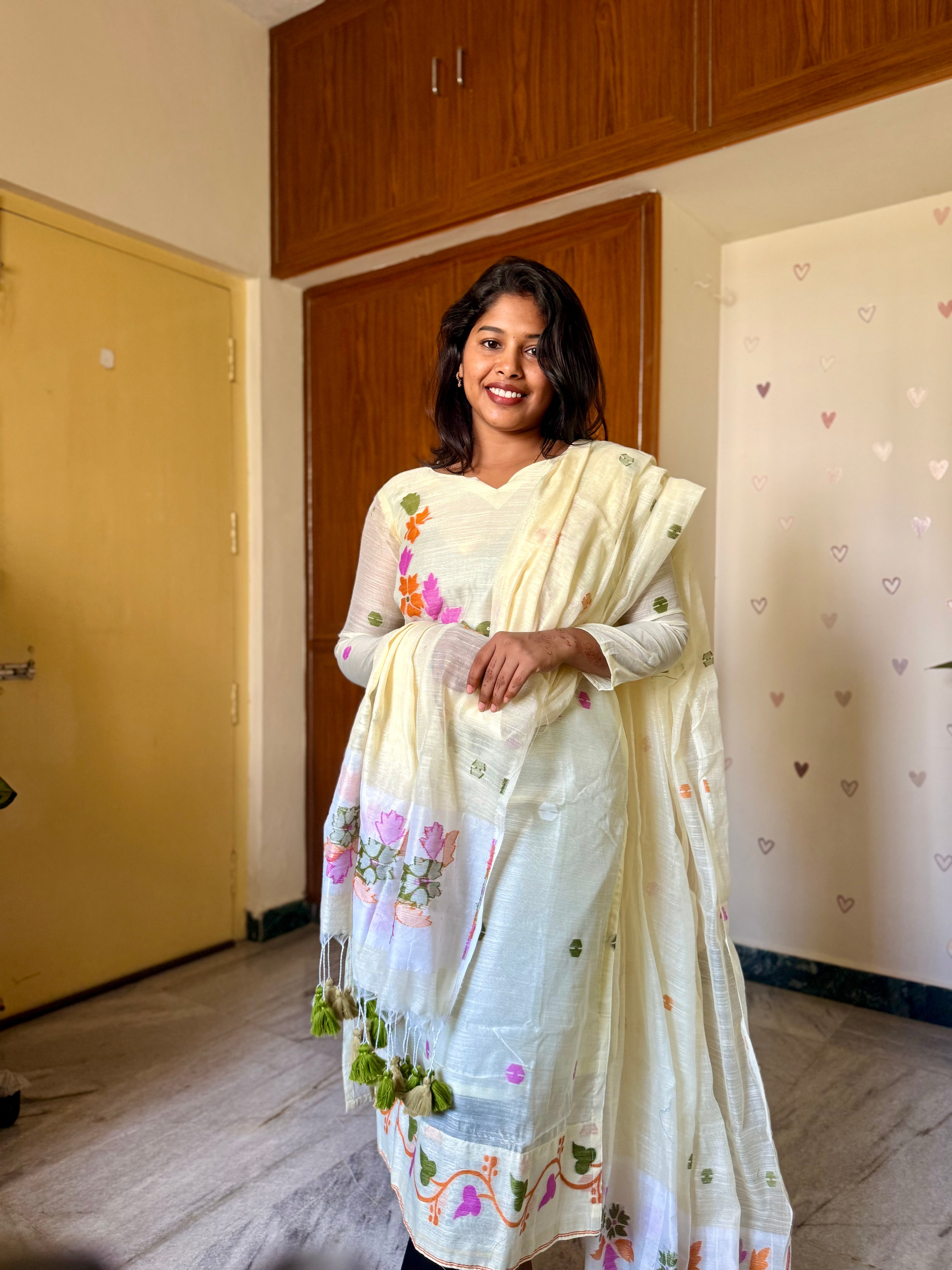Jamdani Floral Grace 2pcs set