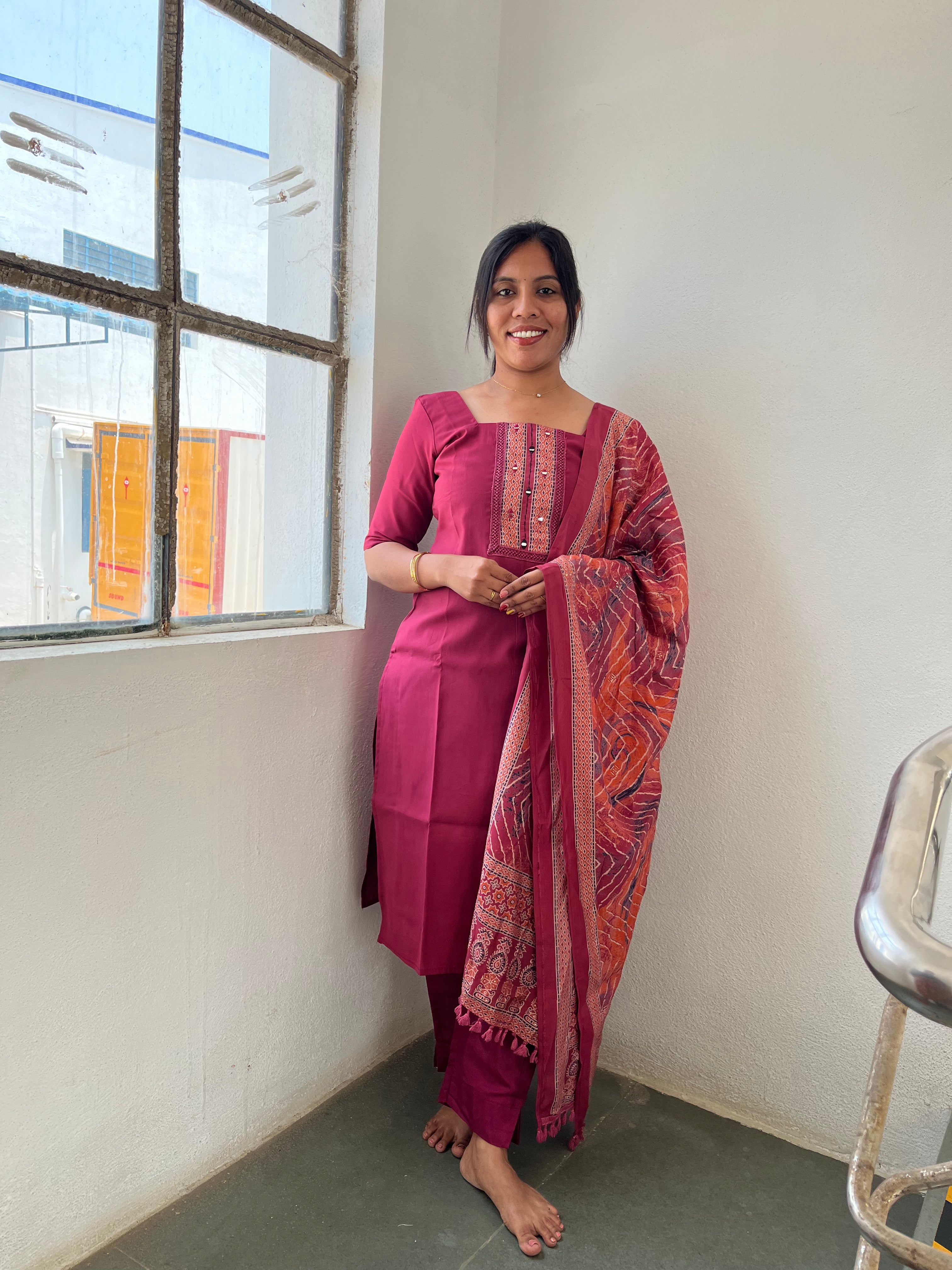 Royal Heritage Onion Pink Salwar Suit