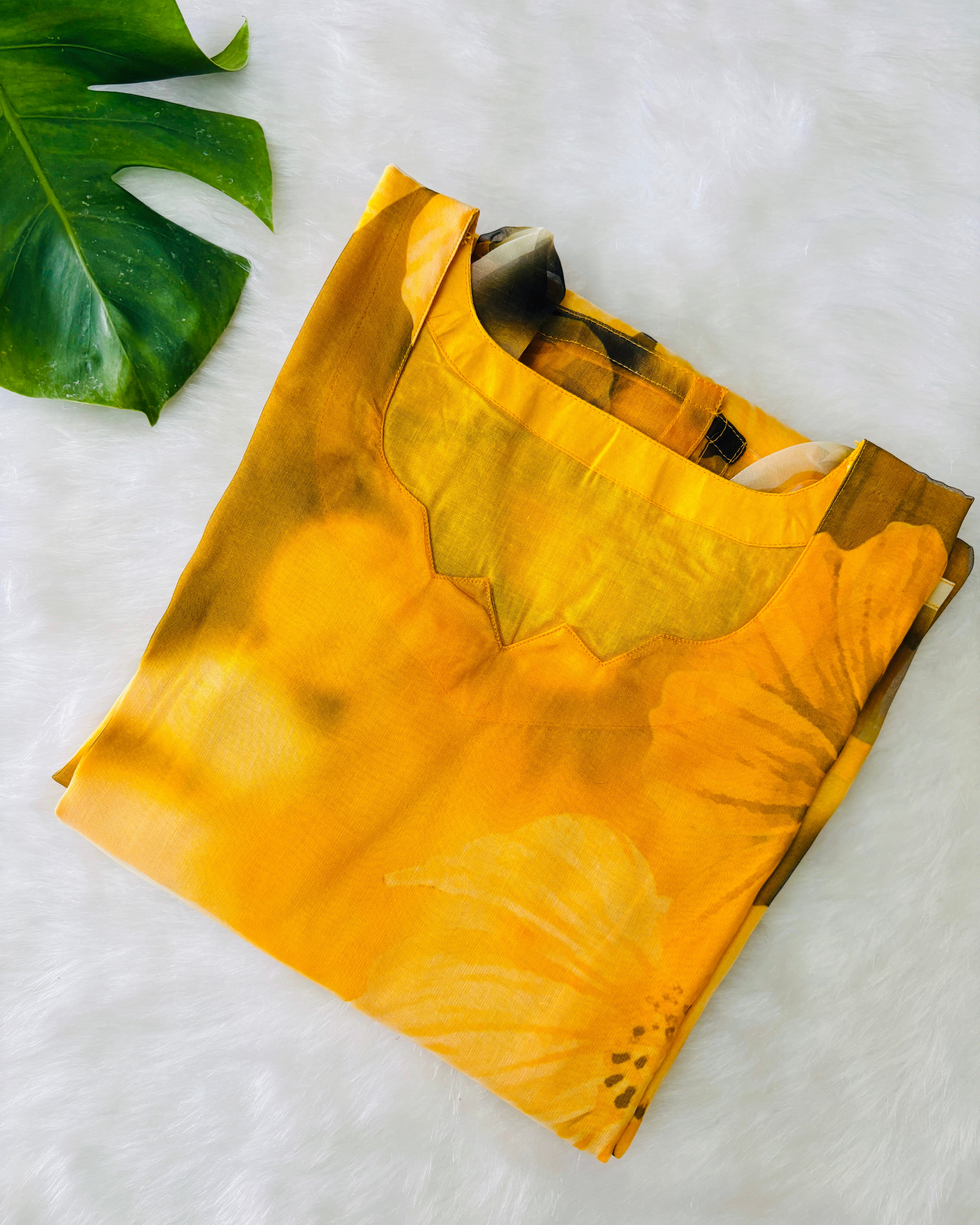 Pineapple - Color Organza Kurti