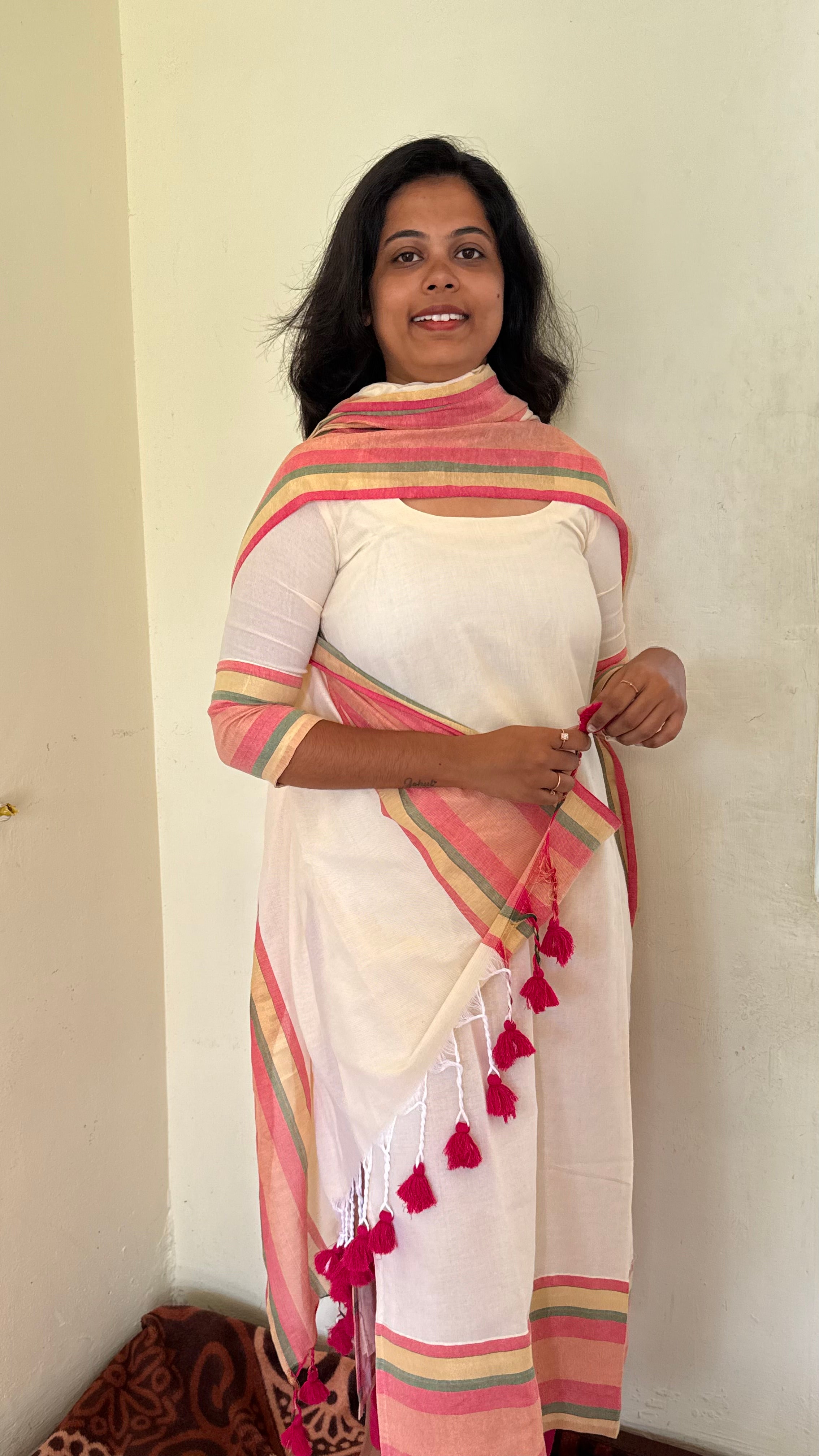 Gulabi Resham Set 3piece set