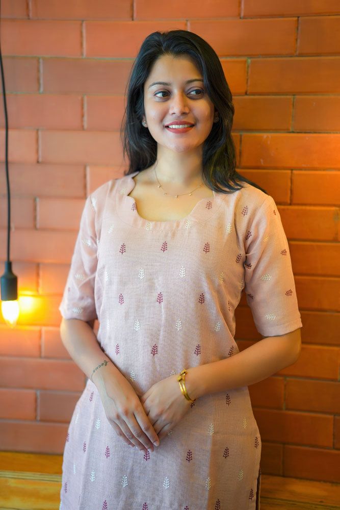 Simple Elegant Ethnic Tunic co ord set