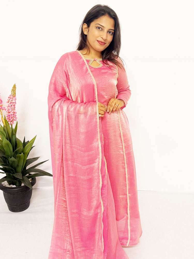 Blush Glow Pink Kurta