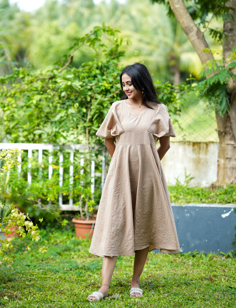 Light Brown Gown Dress