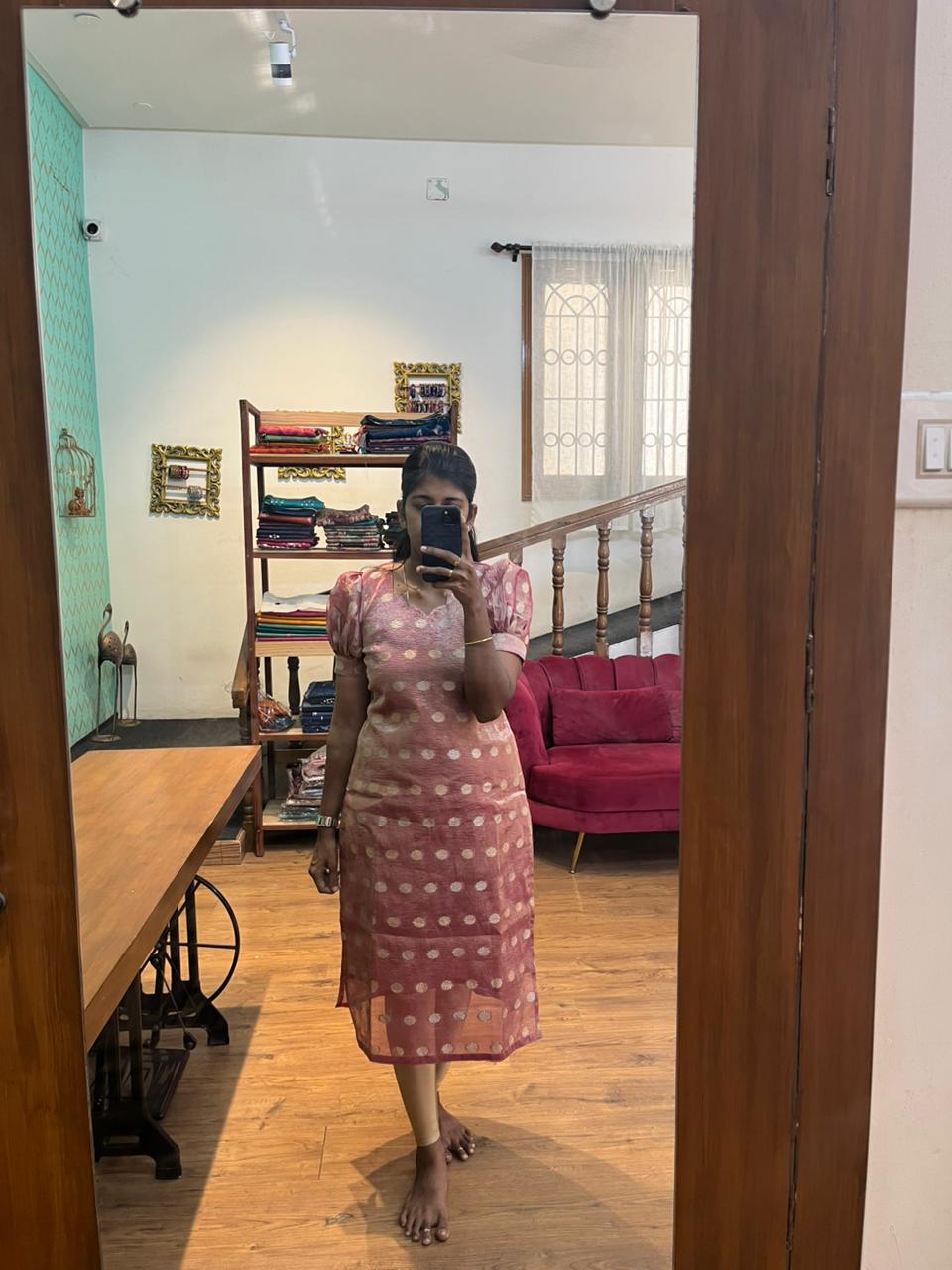 Elegant Pink Kurti
