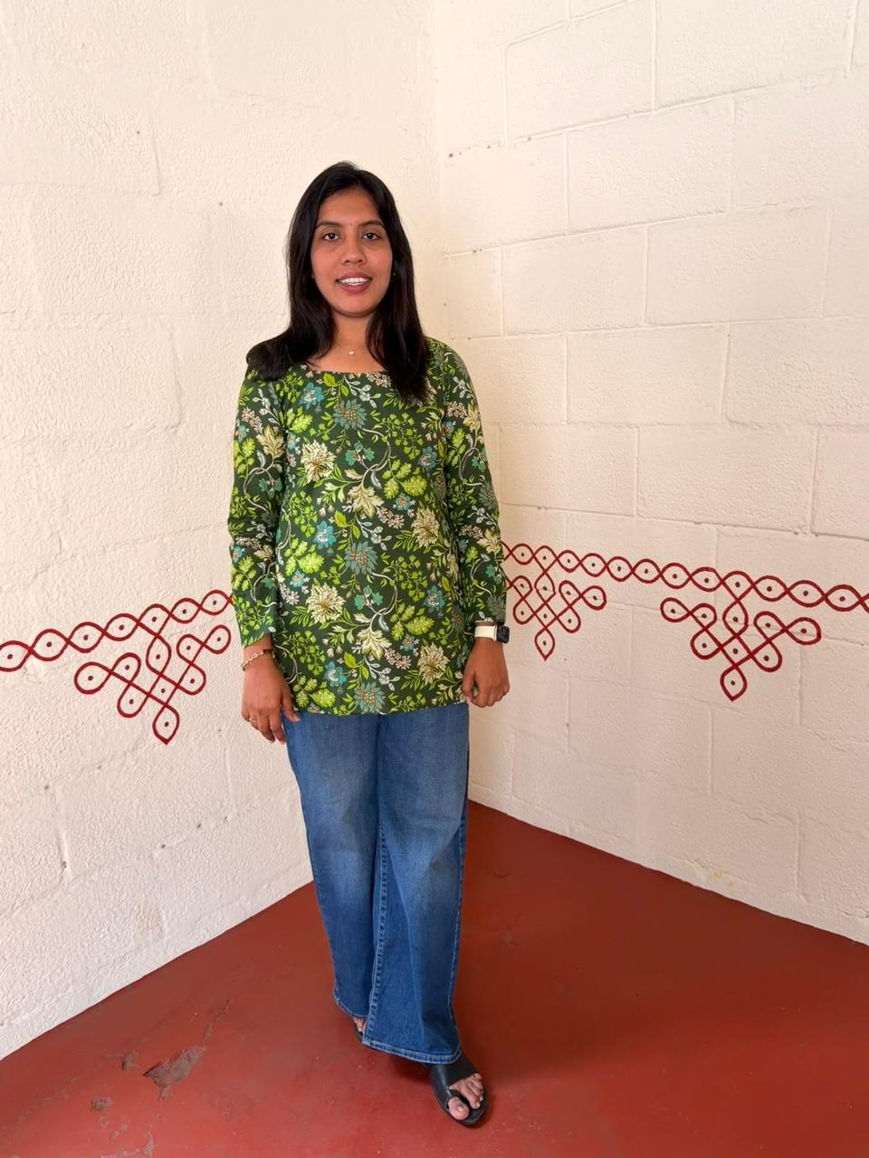 Garden Style Kurti