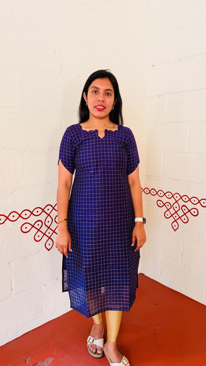 Royal Violet Kurti