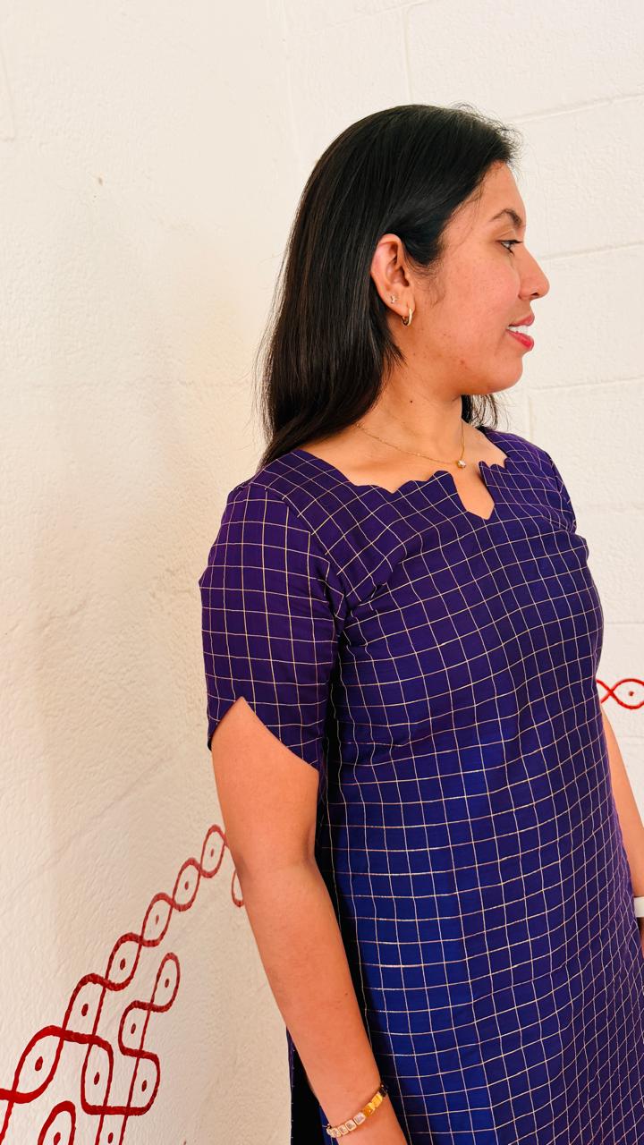 Royal Violet Kurti