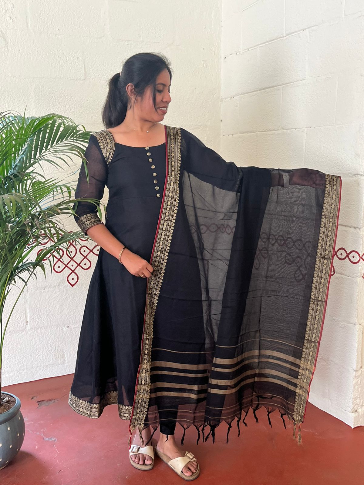 Dark Charm Anarkali