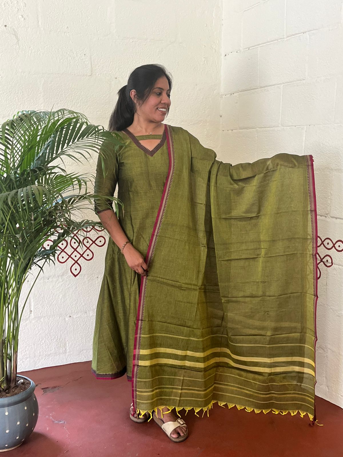 Emerald Grace Anarkali