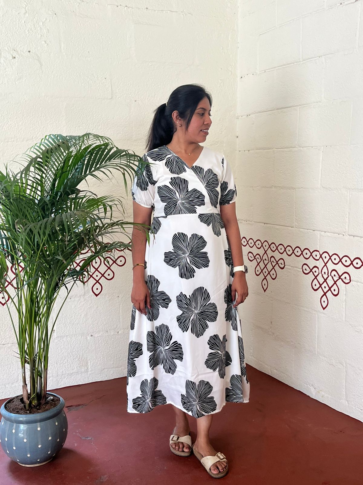 White Blossom Elegance Dress
