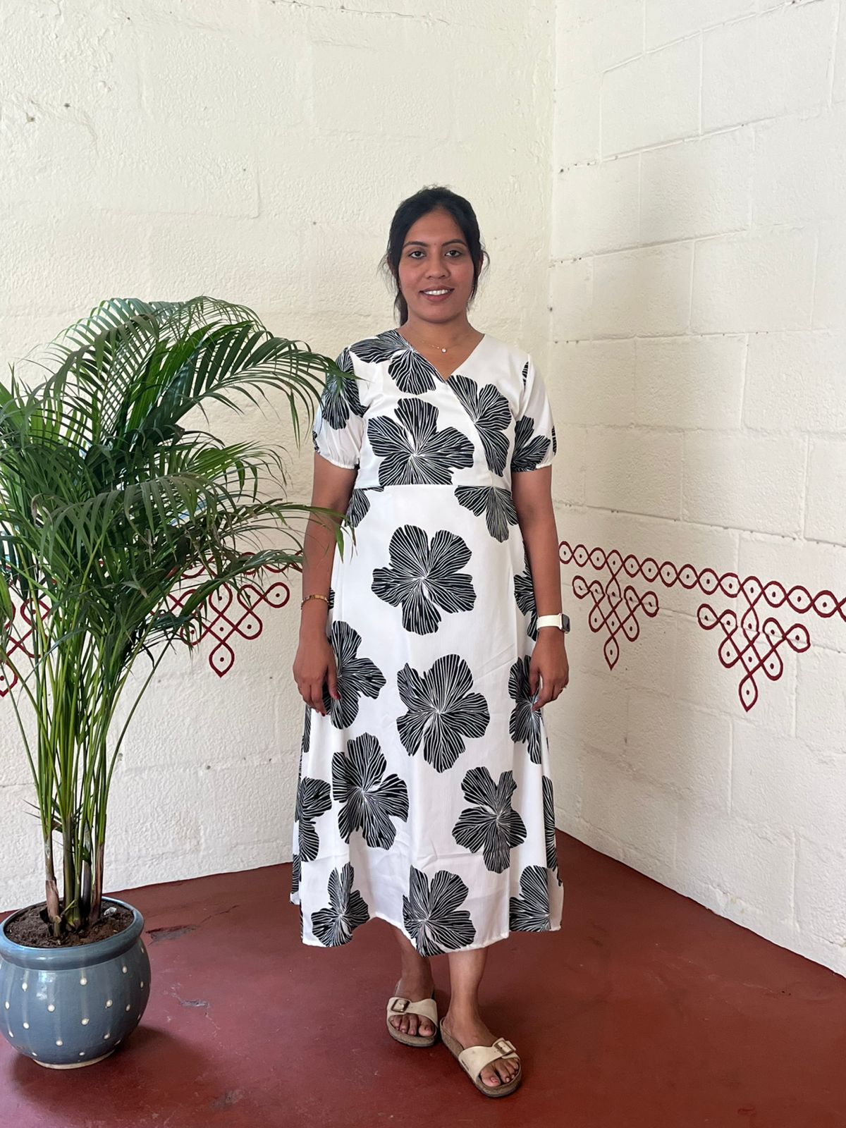 White Blossom Elegance Dress