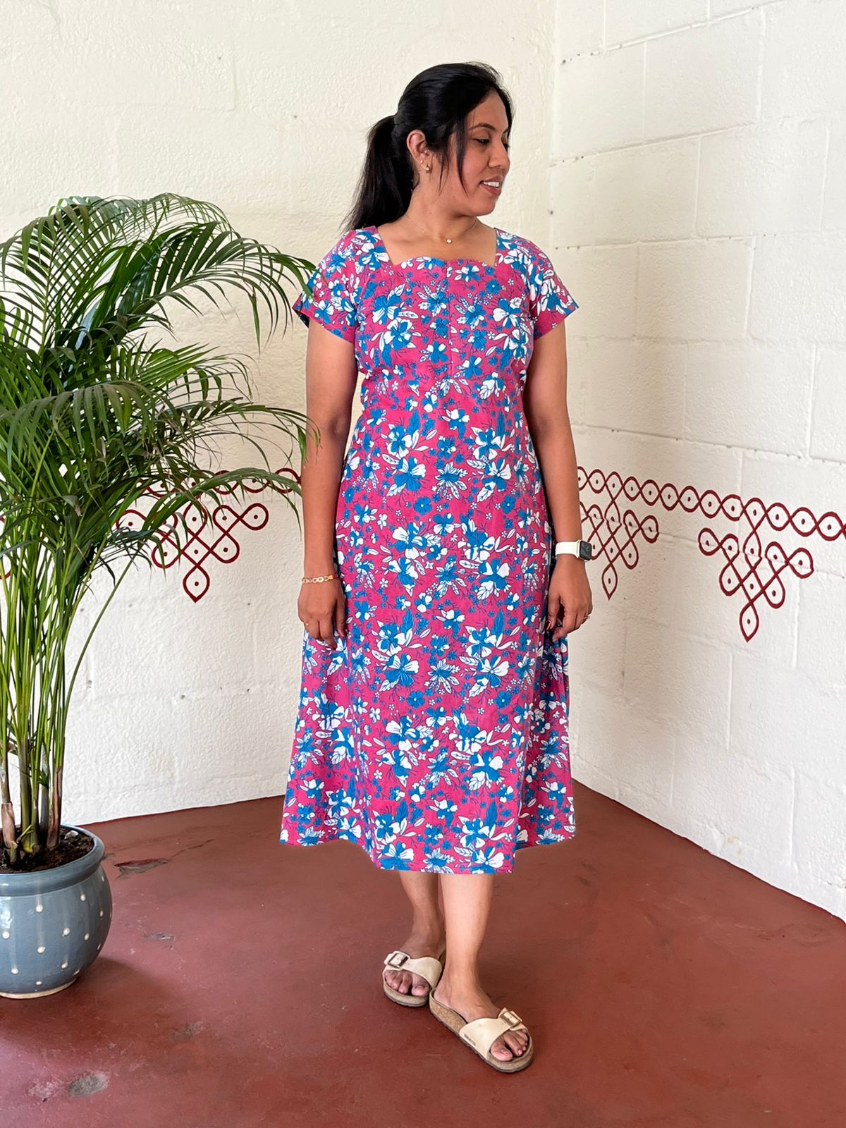 Blossom Breeze Midi Dress
