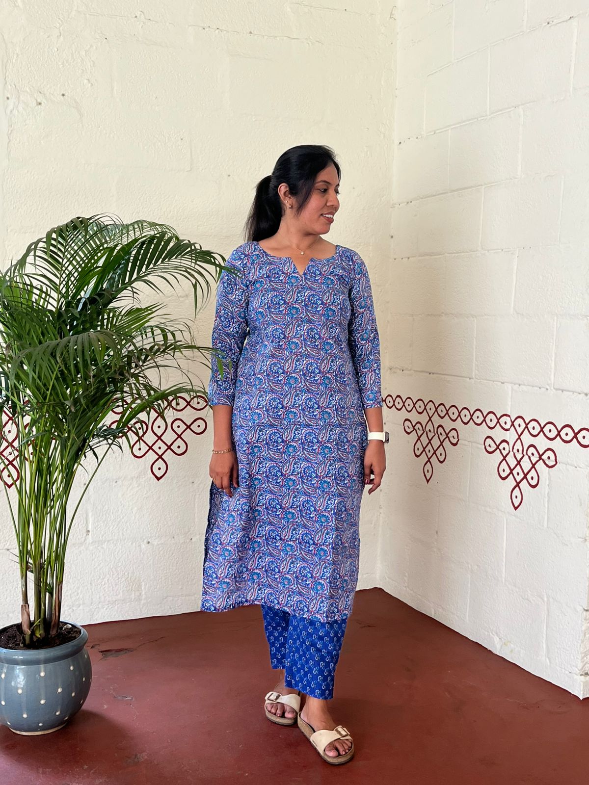 Indigo Paisley Grace Co-ord Set