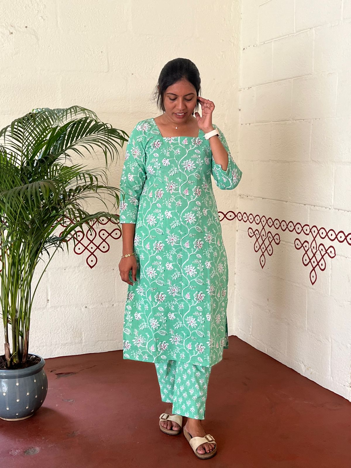 Mint Blossom Co-ord Set