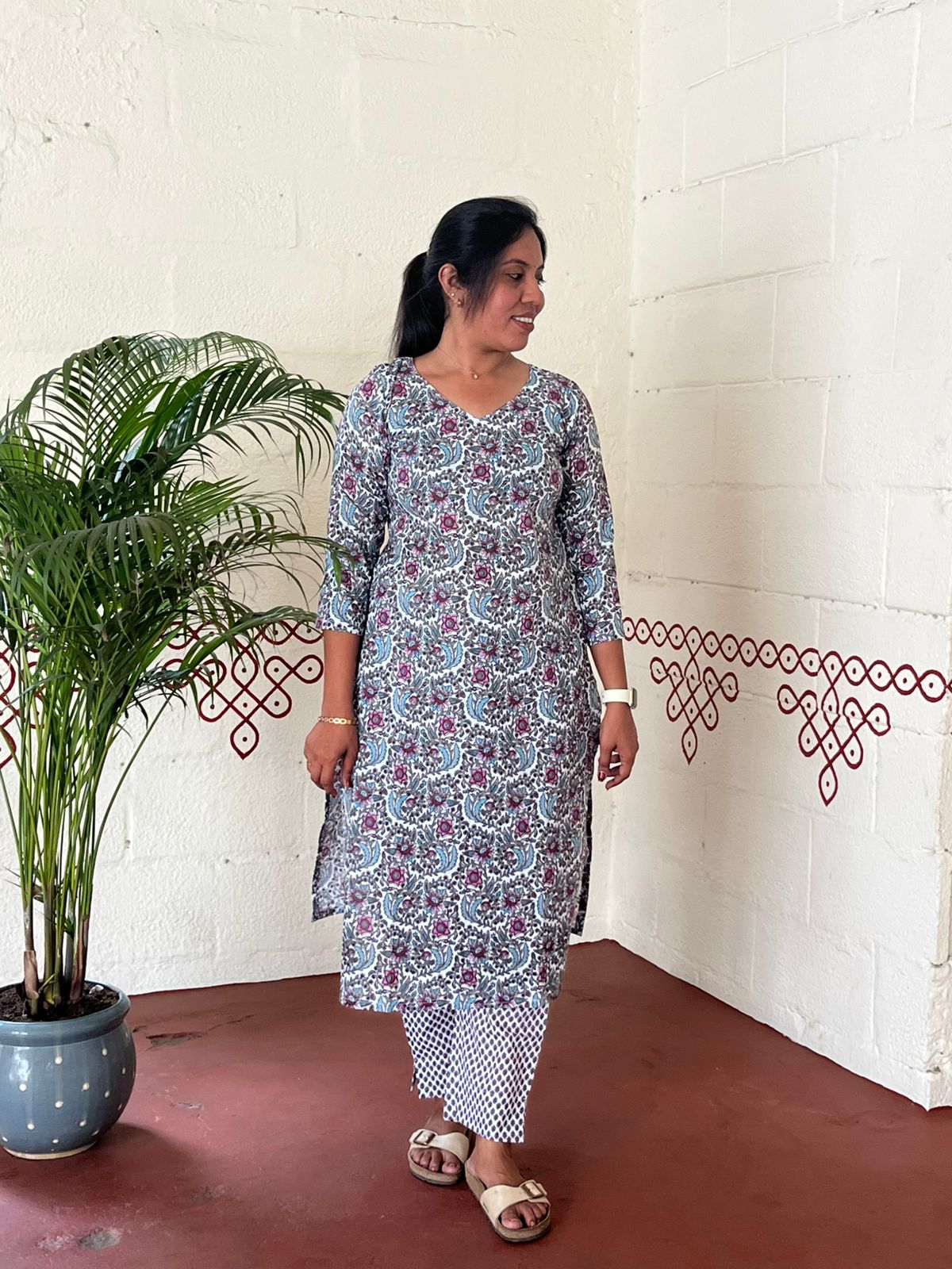 Ivory Paisley Bloom Co-ord set