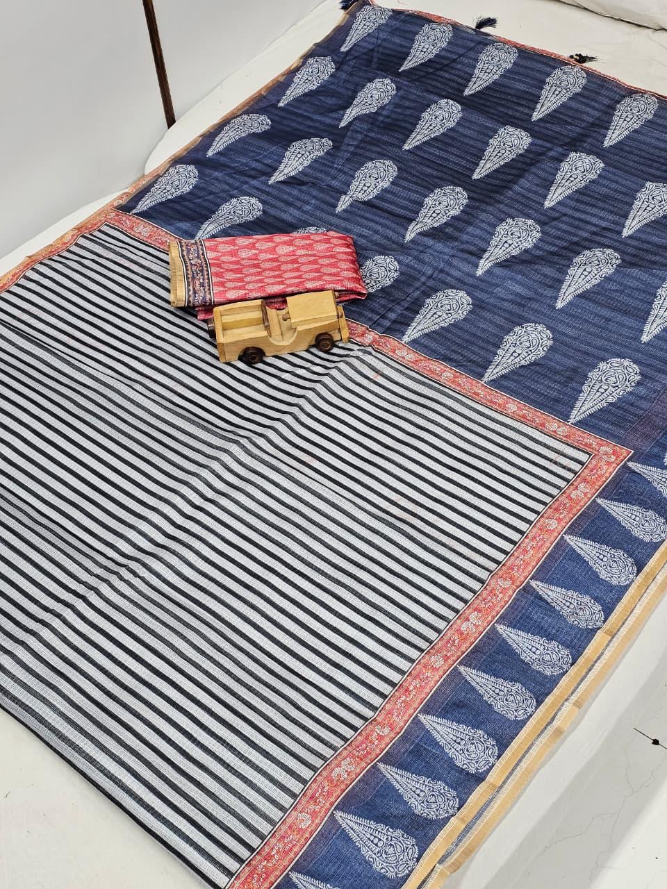 Neavy Blue colour  Royal Tradition Kota Cotton Saree