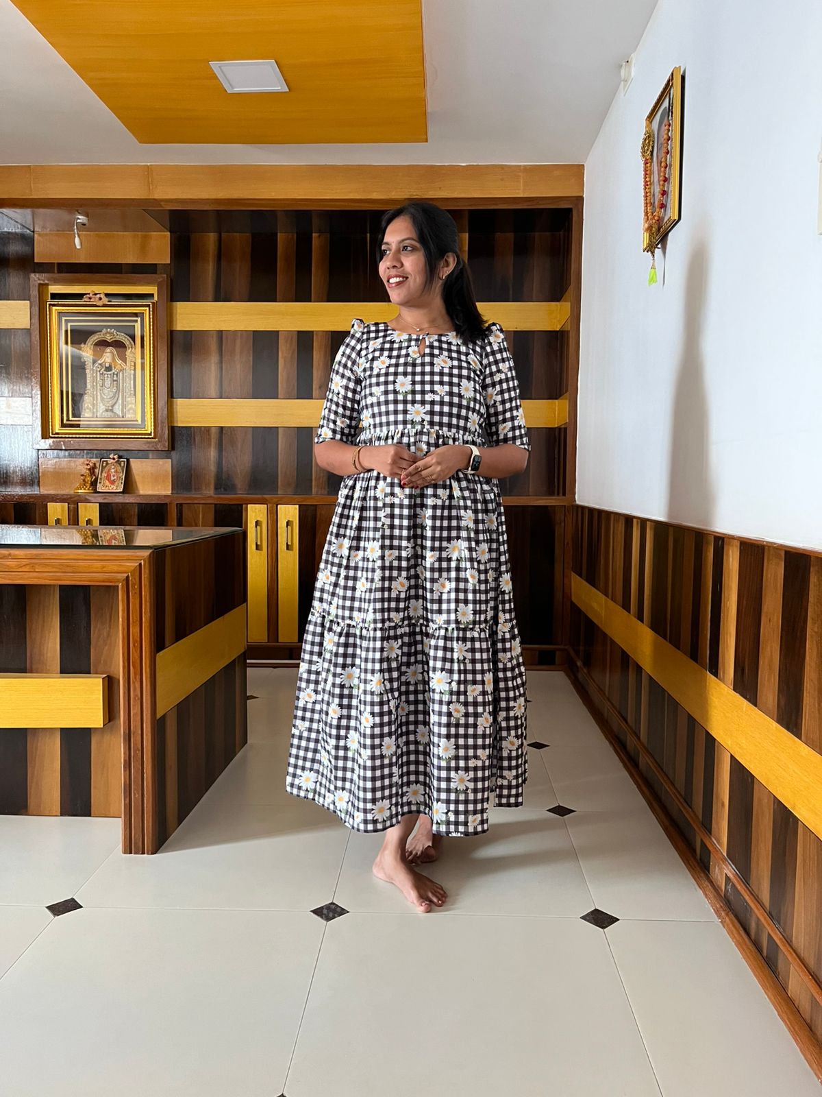 Black Pearl Flow Dress