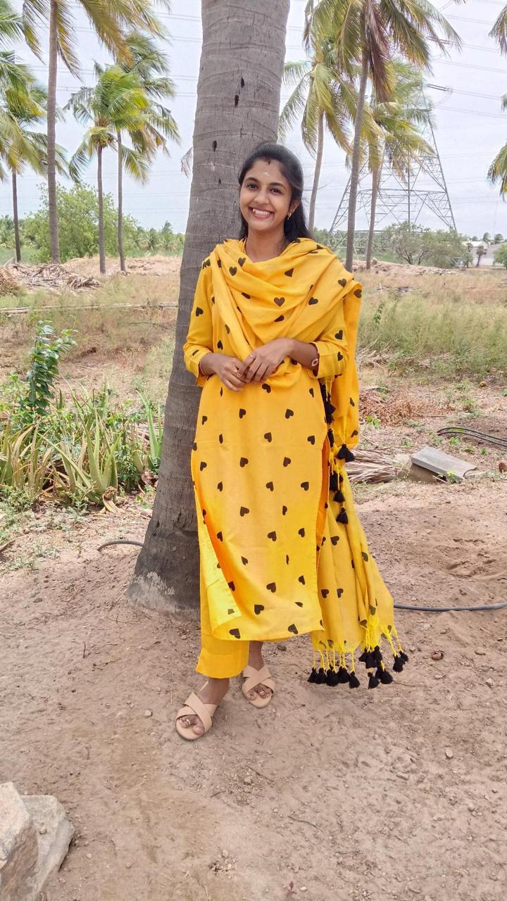Sunny Heart Cotton 3 Piece Salwar Set